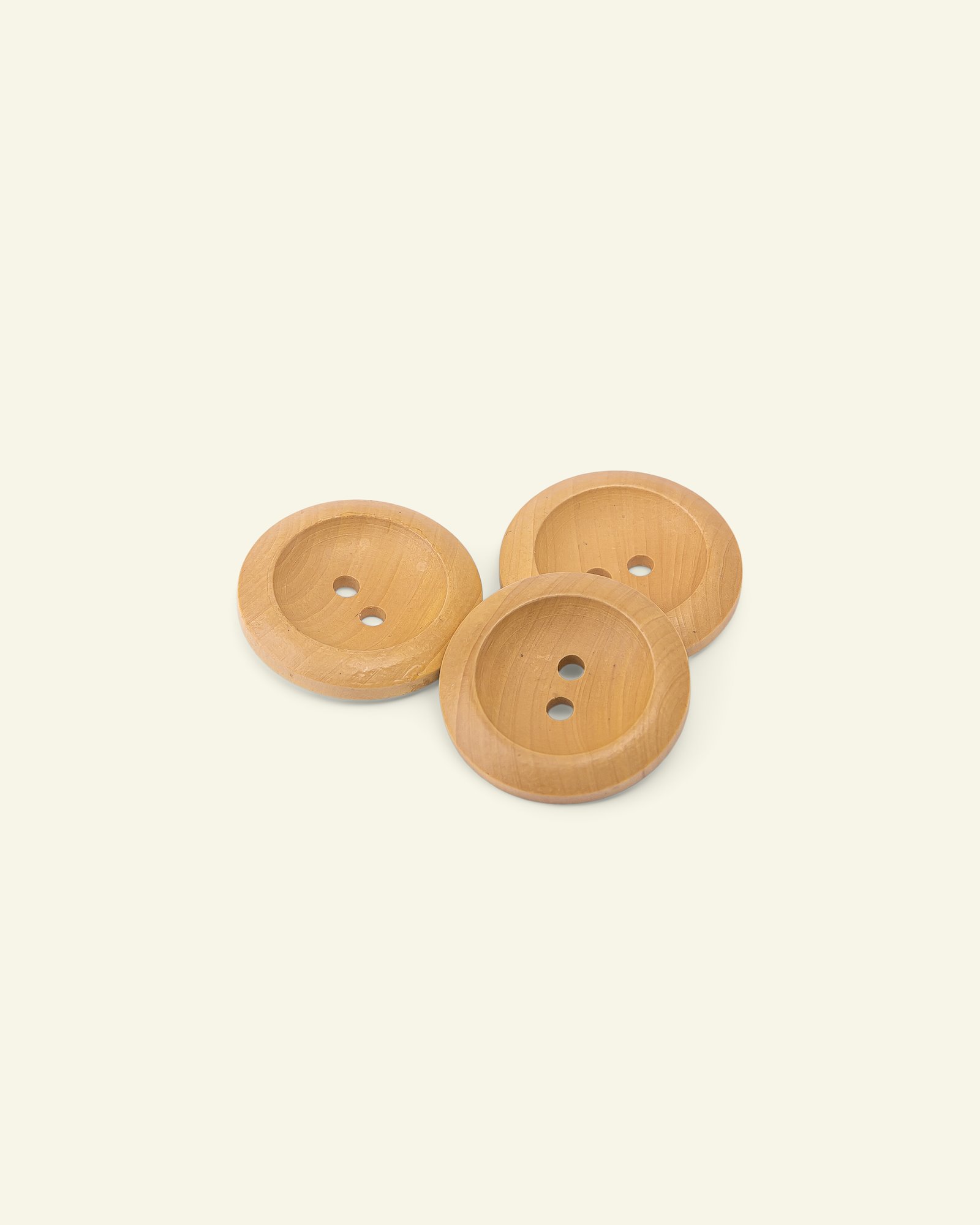 Button 2-holes olive w/rim 28mm 3pcs 33523_pack