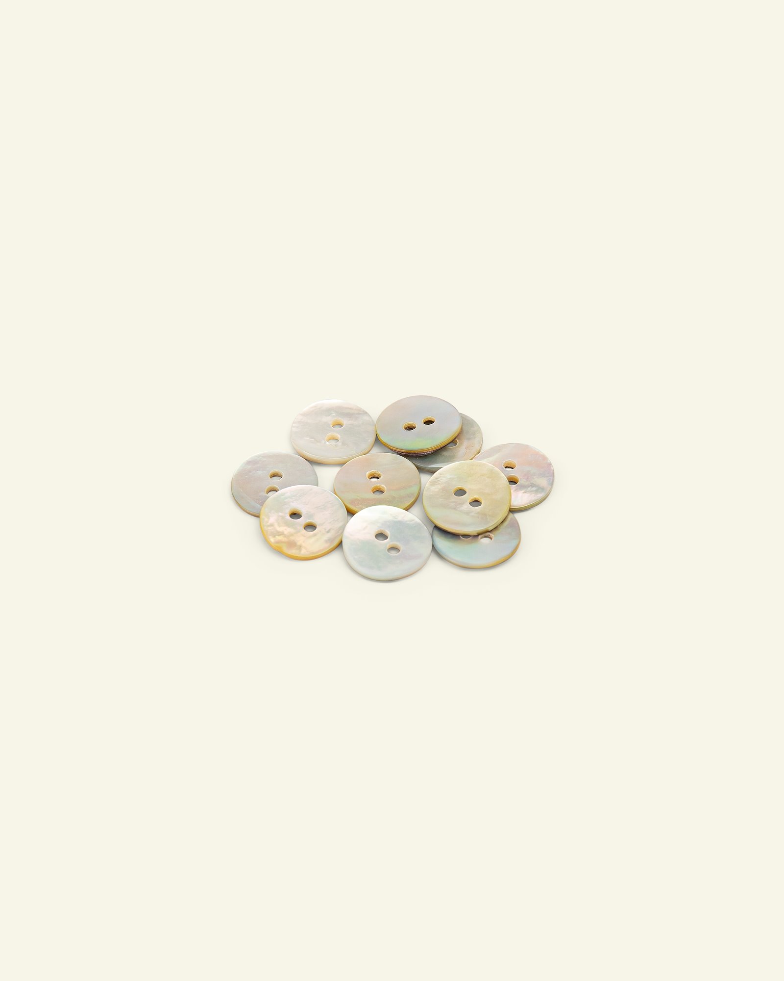 Button 2-holes pear look12mm brown 10pcs 33498_pack