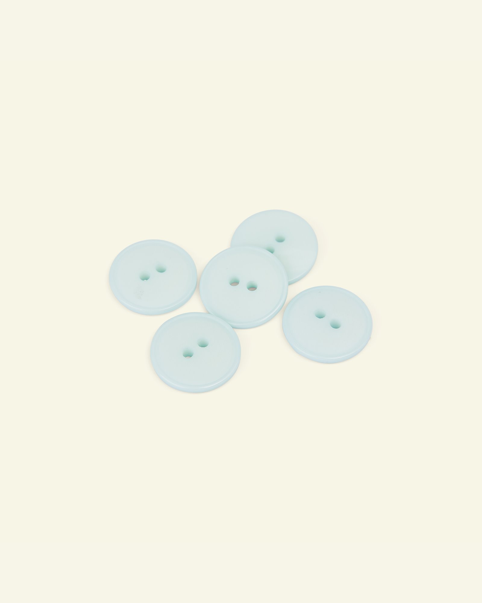 Button 2-holes w/rim 20mm baby blue 5pcs 33267_pack