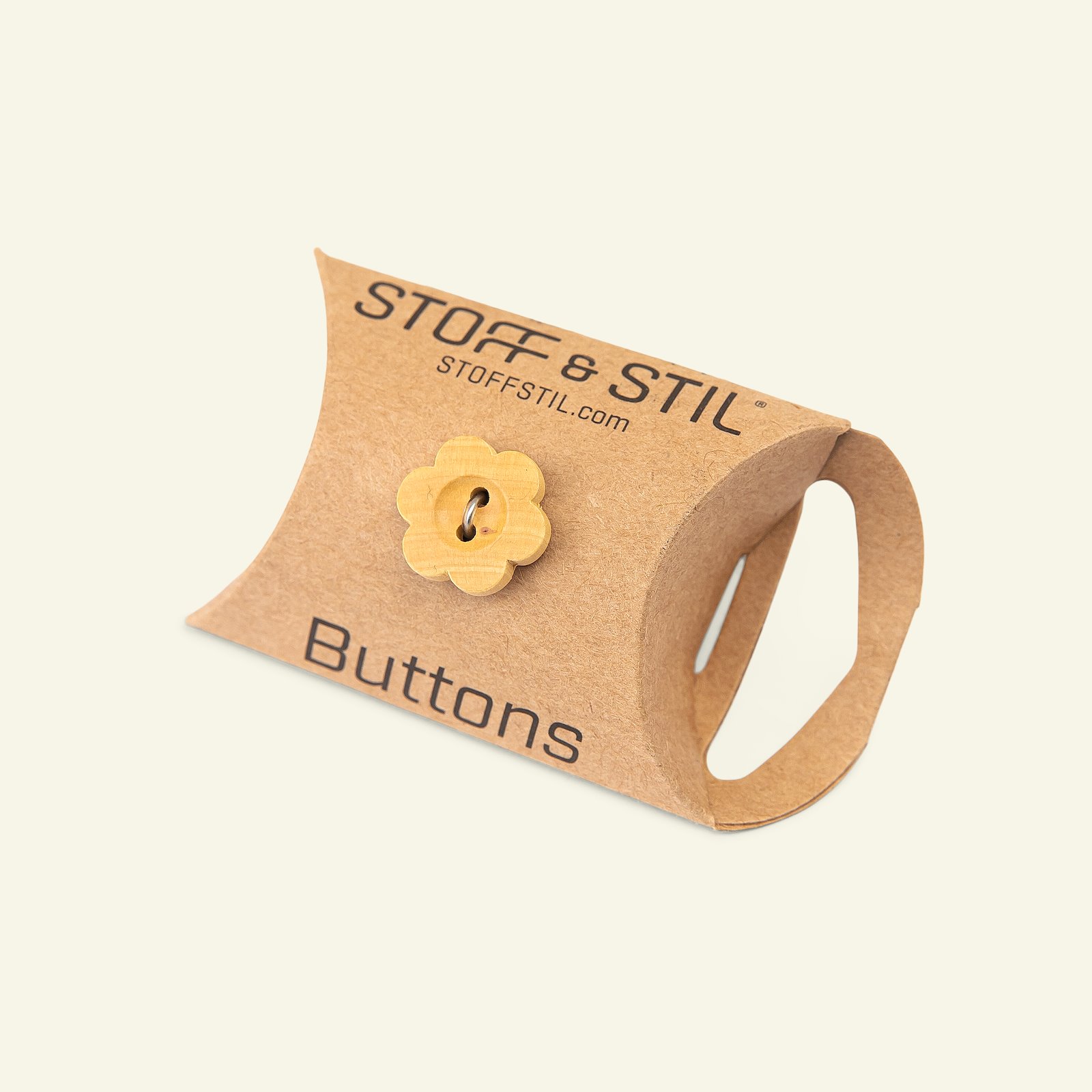 Button 2-holes wood flower 15mm 10pcs 33560_pack_b