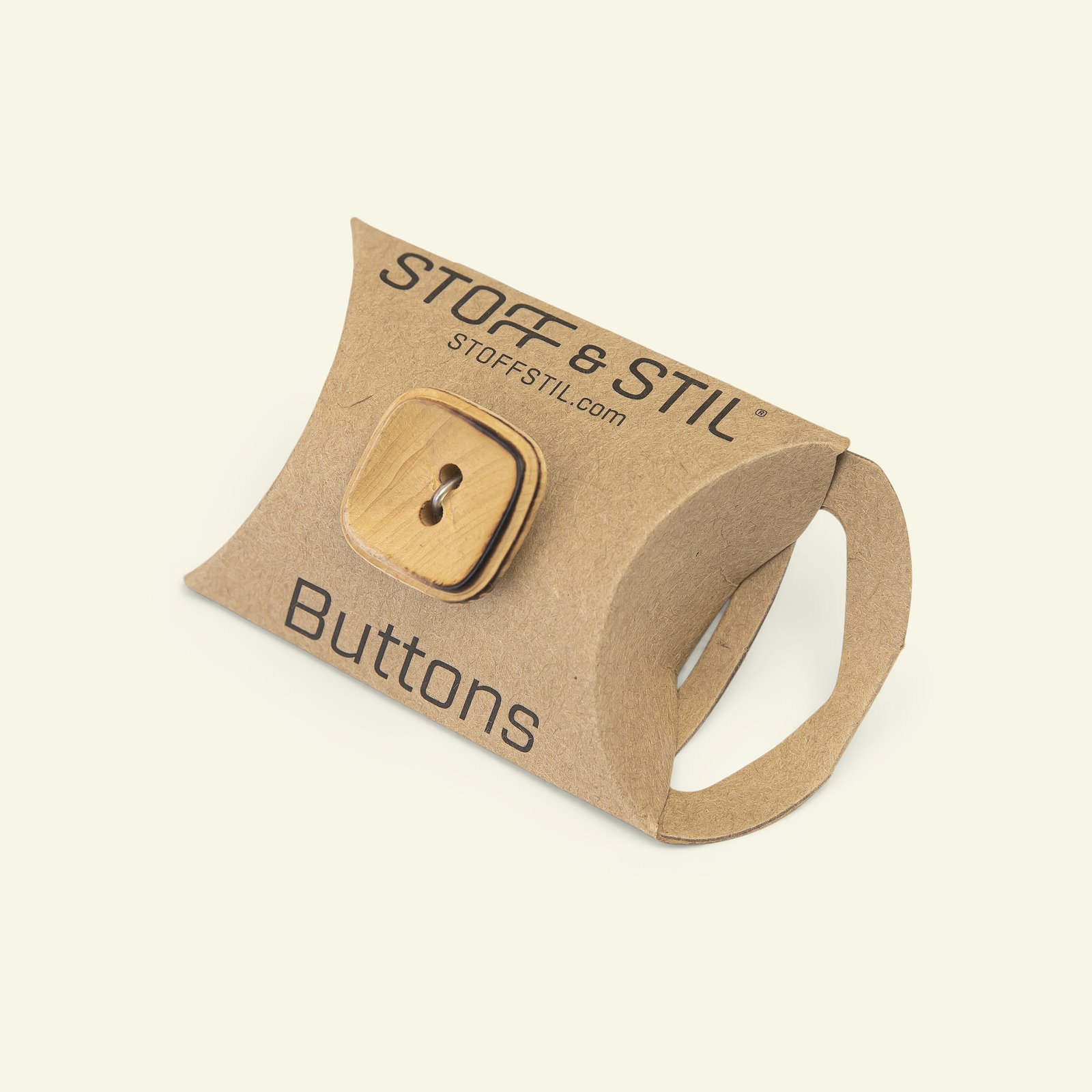 Button 2-holes wood square 18mm 6pcs 33569_pack_b