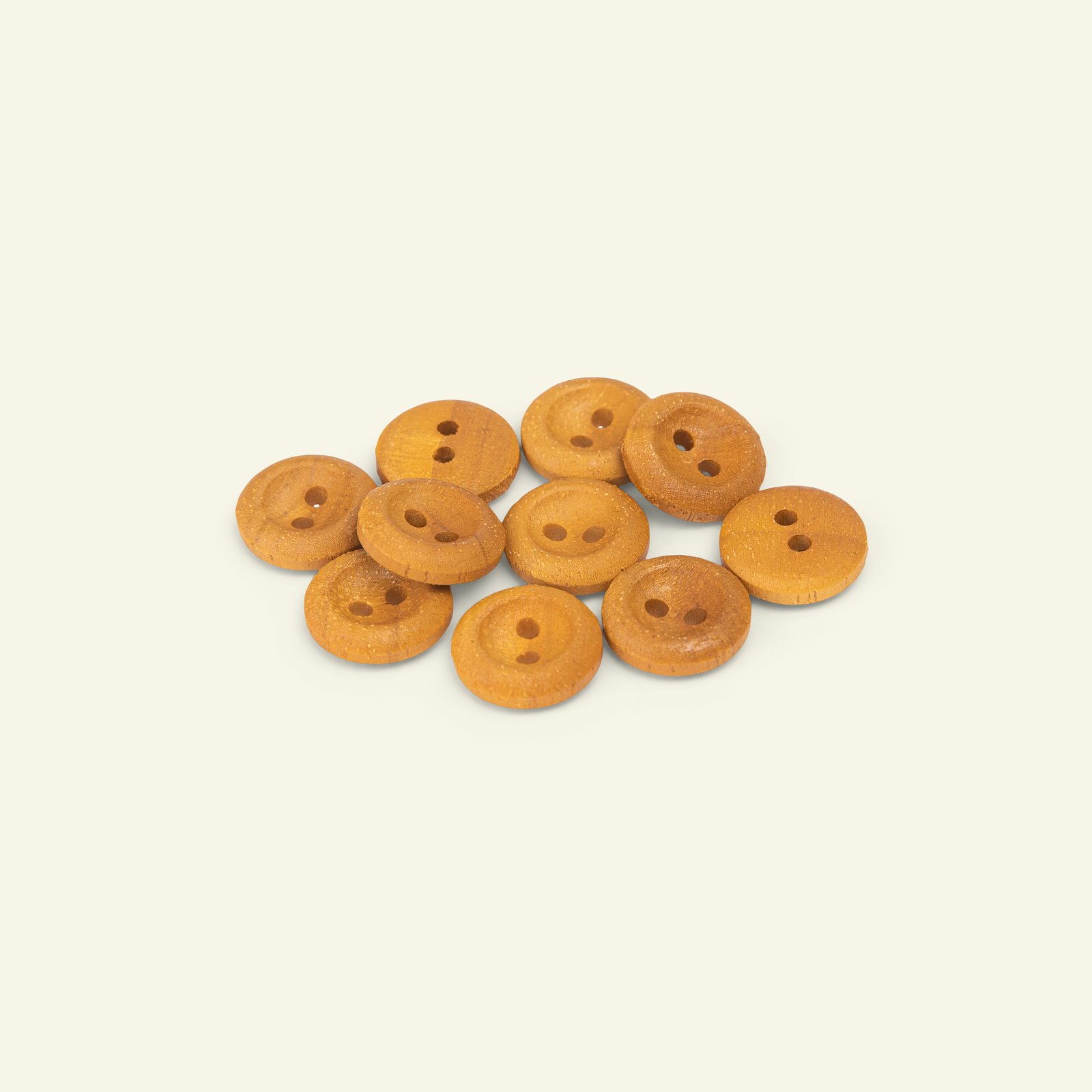 Button 2-holes wood w/rim 15mm 10pcs 33540_pack