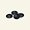 Button 4-holes 27mm dark grey 4pcs
