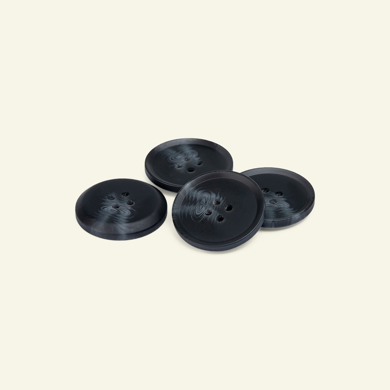 Button 4-holes 27mm dark grey 4pcs 40236_pack