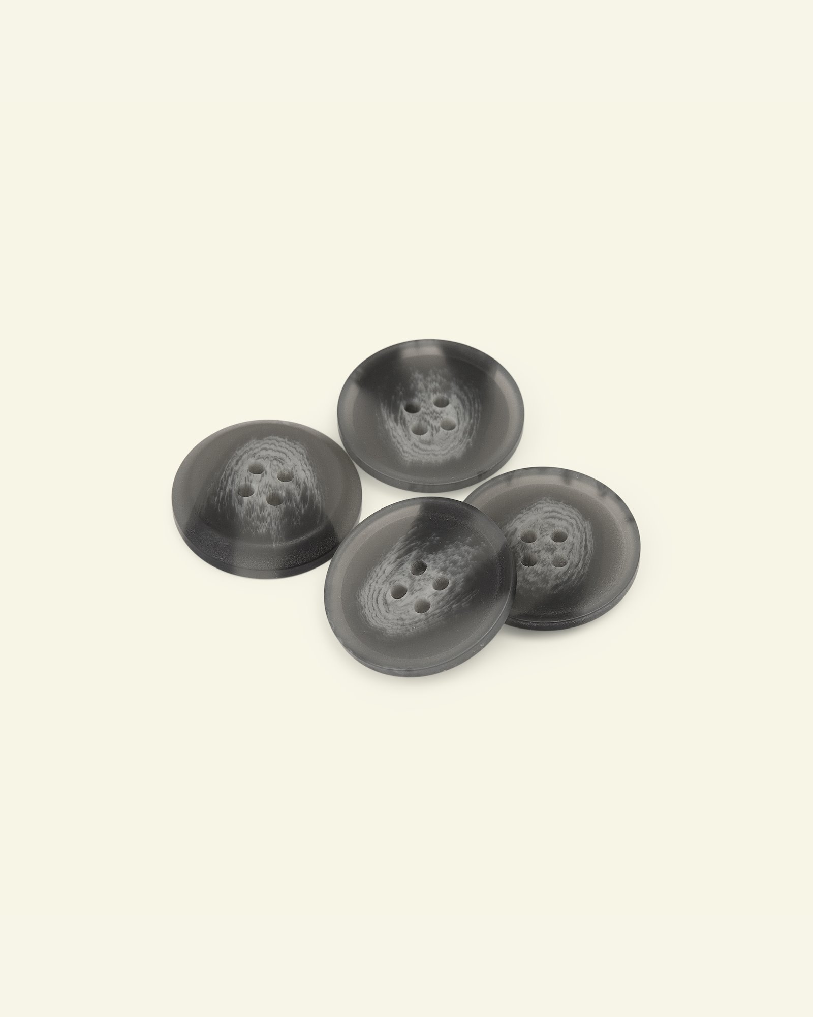 Button 4-holes 27mm light grey 4pcs 33612_pack