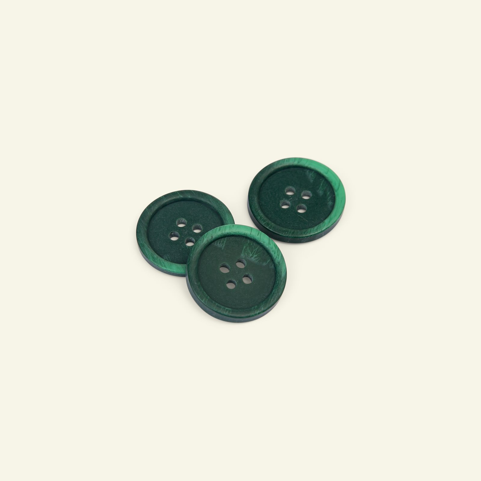 Button 4-holes marble 23mm green 3pcs 33295_pack