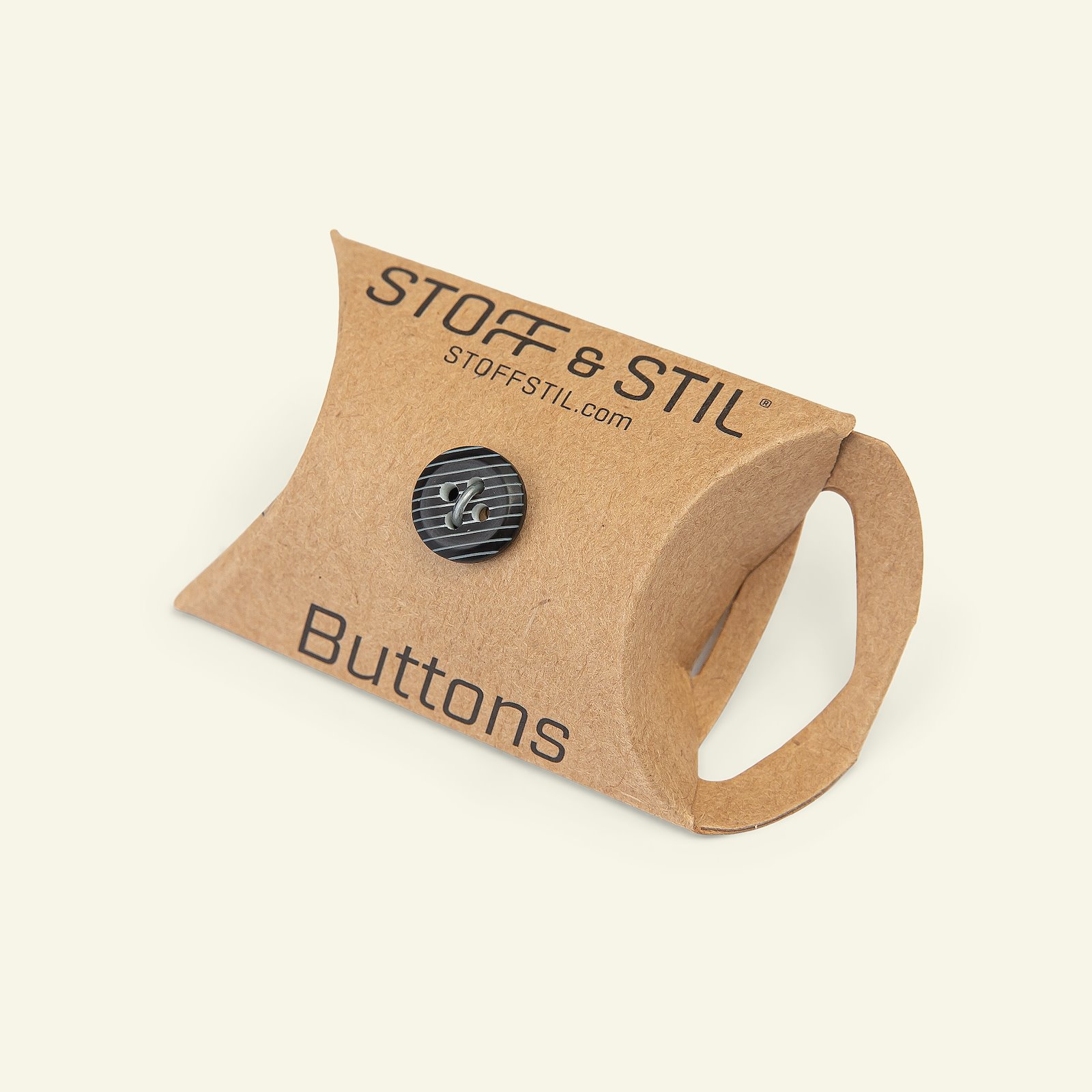 Button 4-holes stripe 12mm black 6pcs 33159_pack_b