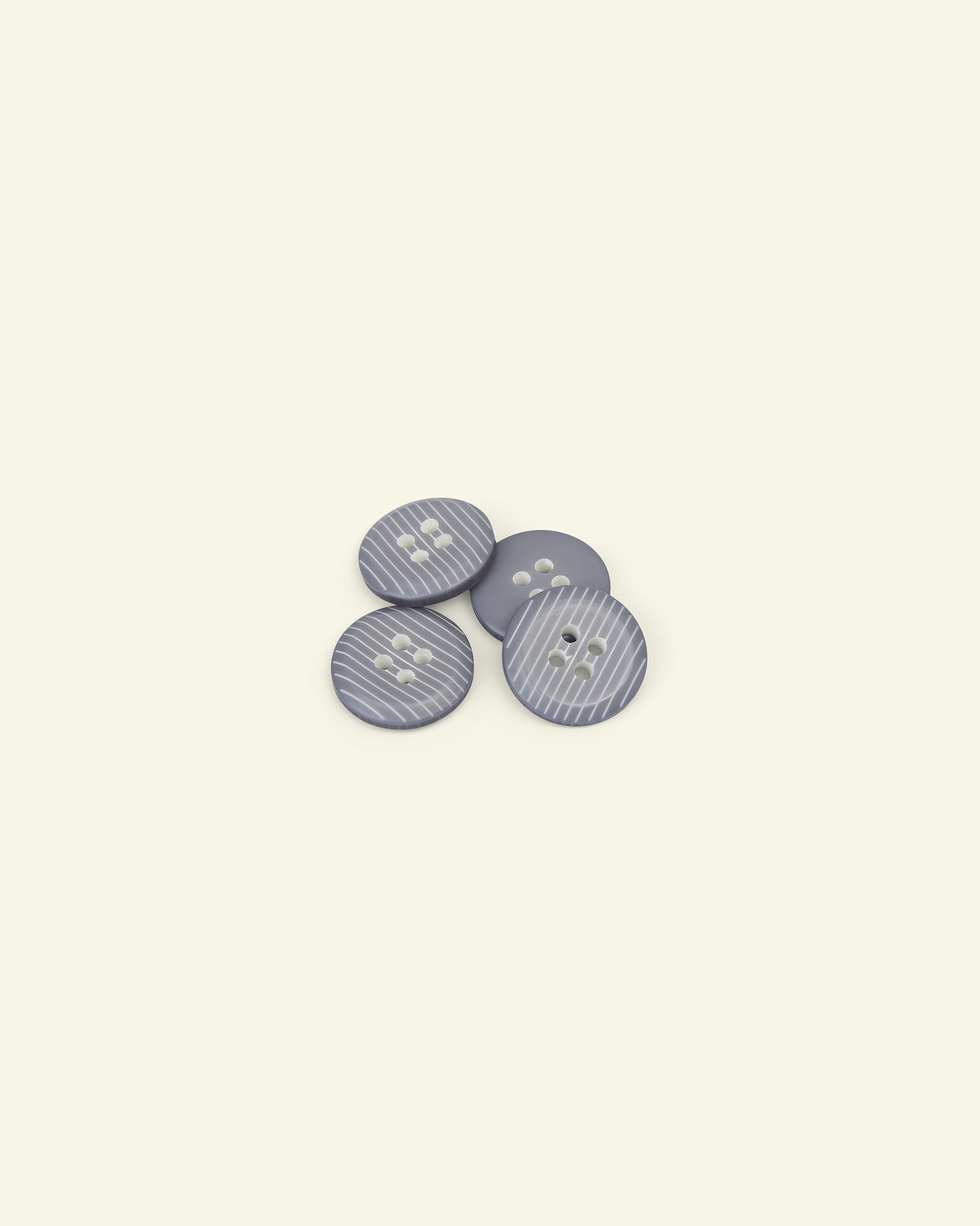 Button 4-holes stripe 16mm blue 4pcs 33162_pack