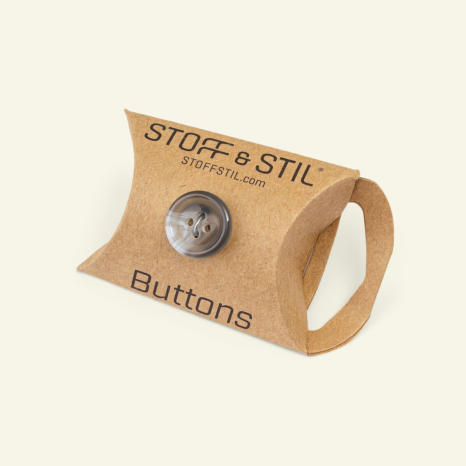 Button 4-holes w/rim 15mm grey 6pcs 33605_pack_b