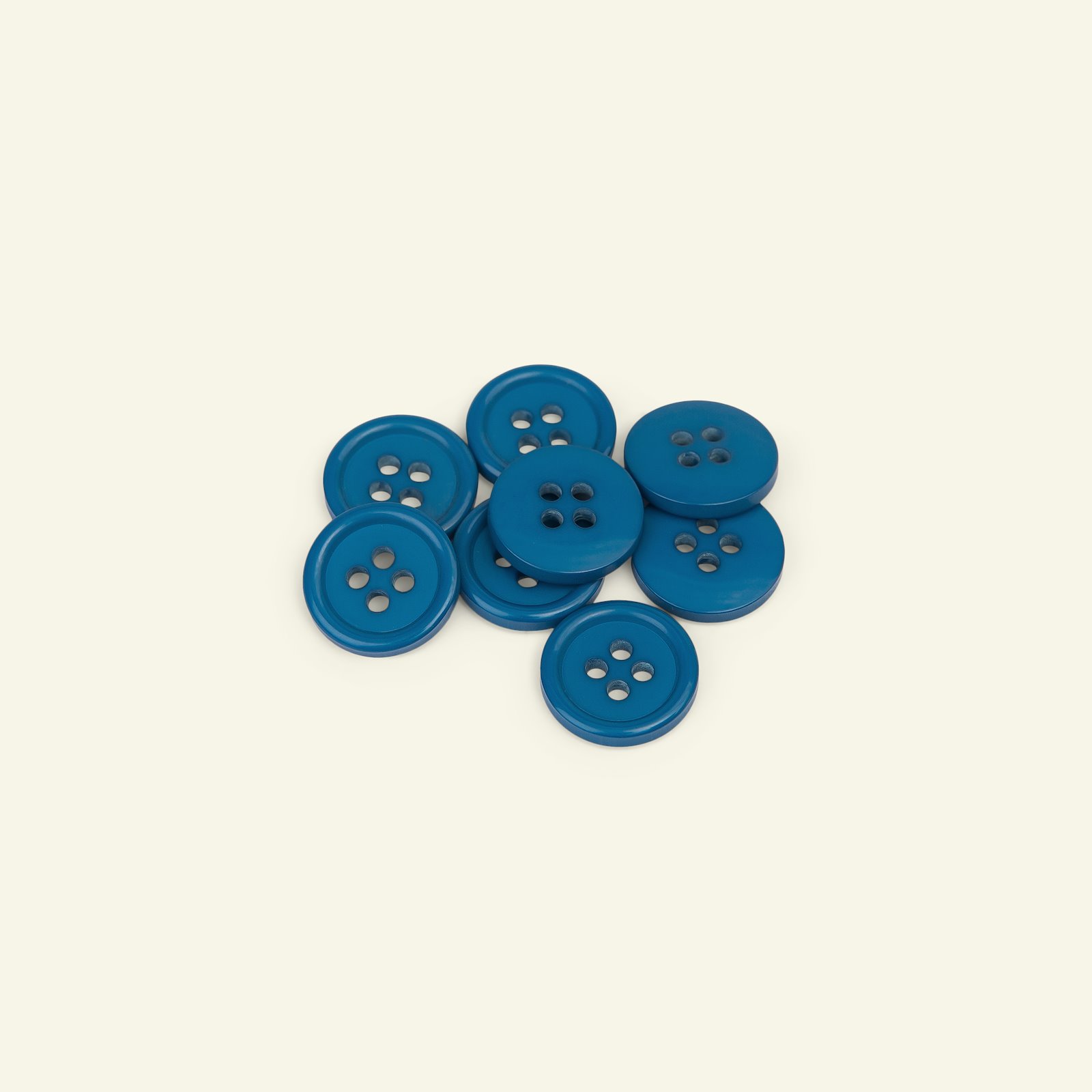 Button 4-holes w/rim 15mm navy 8pcs 33232_pack