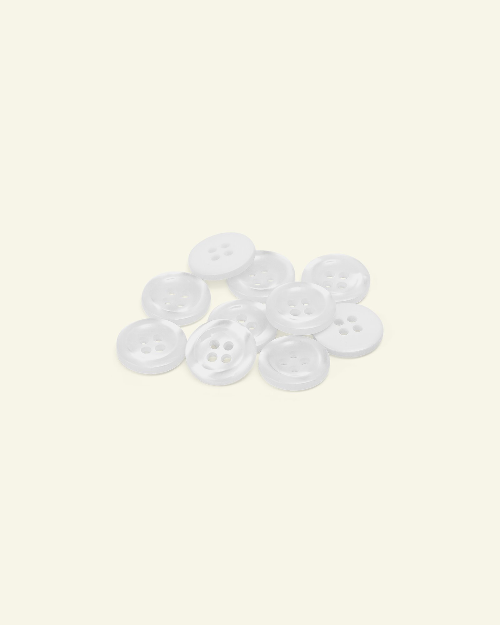 Button 4-holes w/rim 15mm white 10pcs 33029_pack