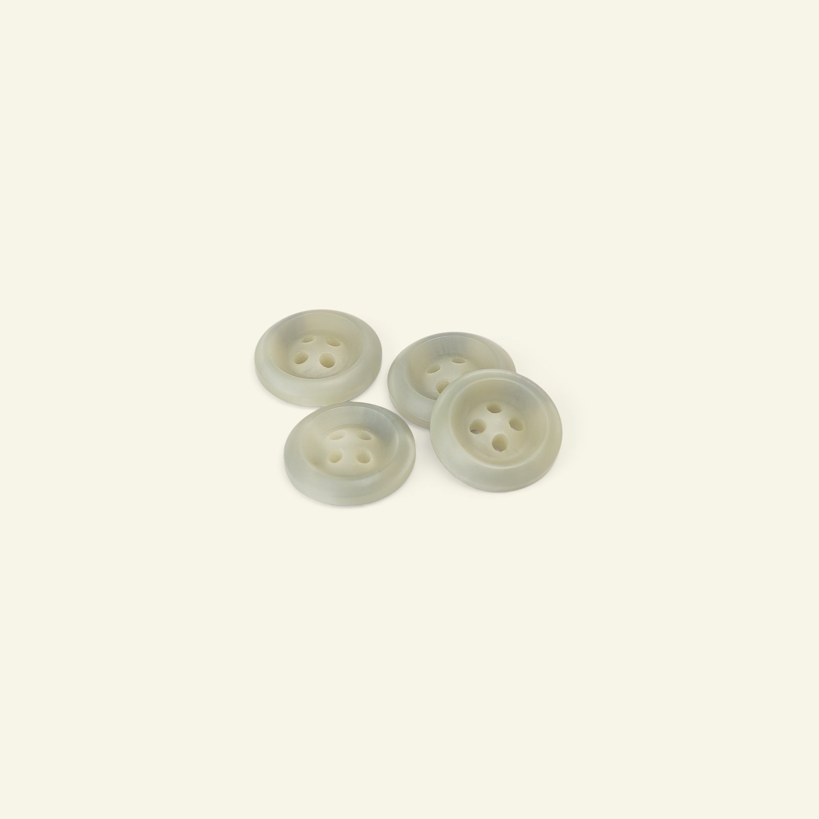 Button 4-holes w/rim 18mm light grey 4pc 33063_pack