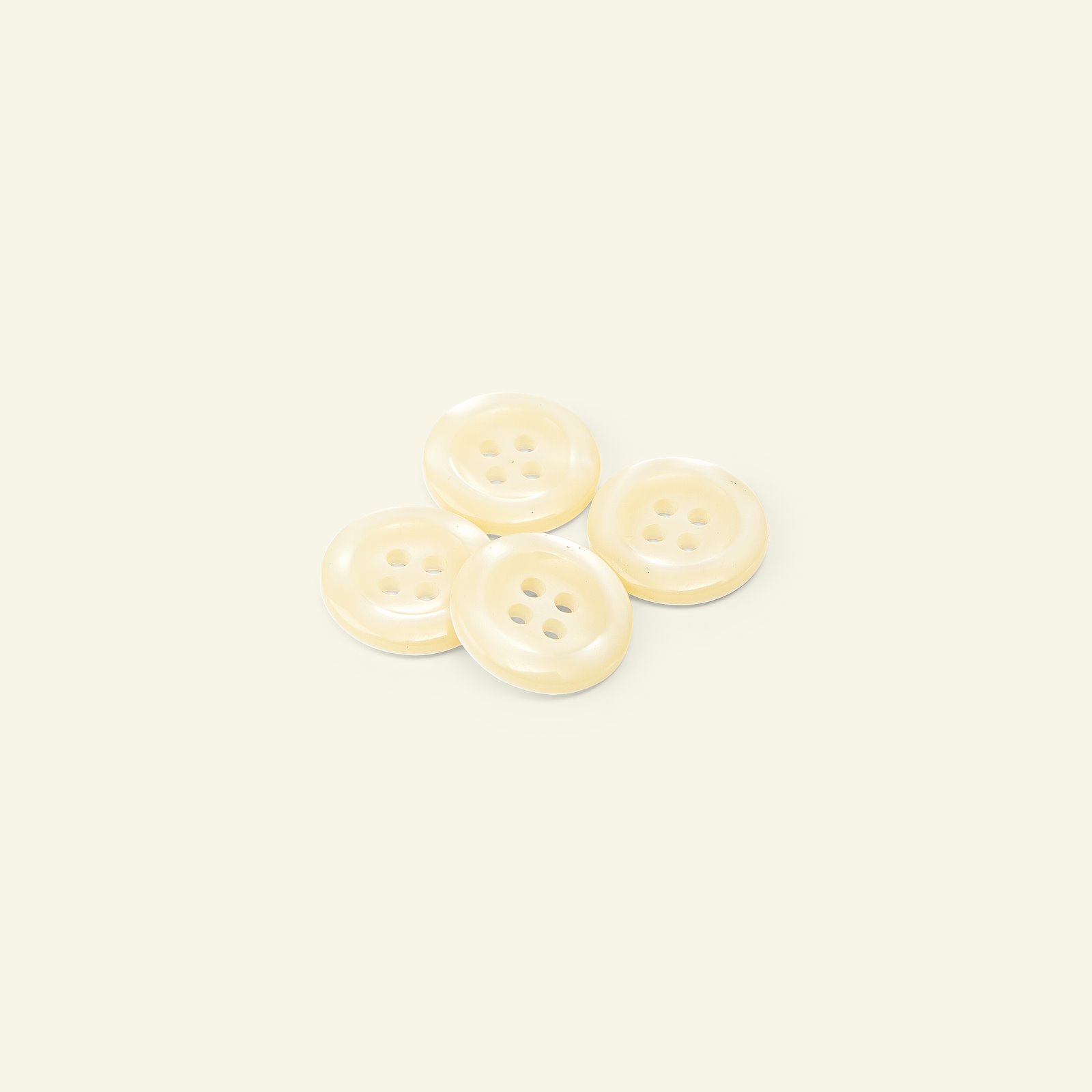 Button 4-holes w/rim 18mm off white 4pcs 33246_pack