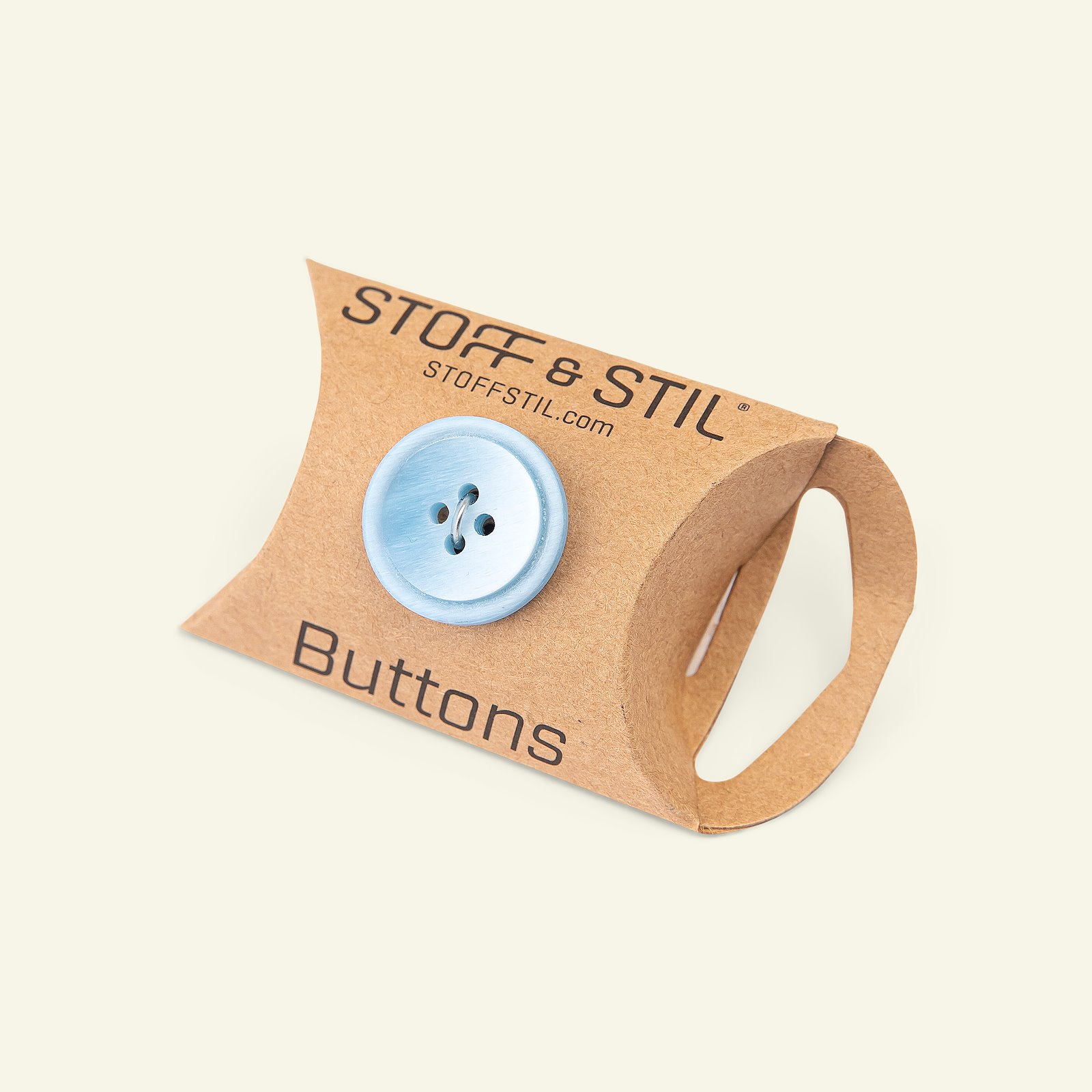 Button 4-holes w/rim 20mm lt. blue 6pcs 33464_pack_b