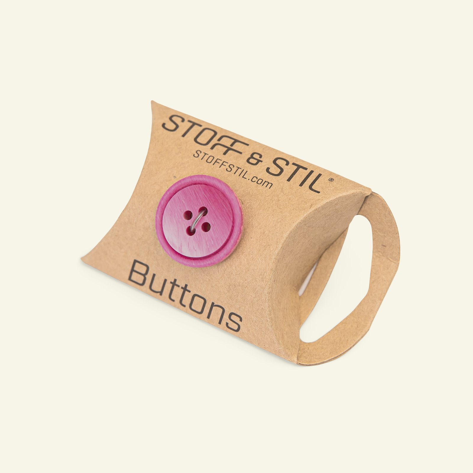Button 4-holes w/rim 20mm pink 6pcs 33463_pack_b