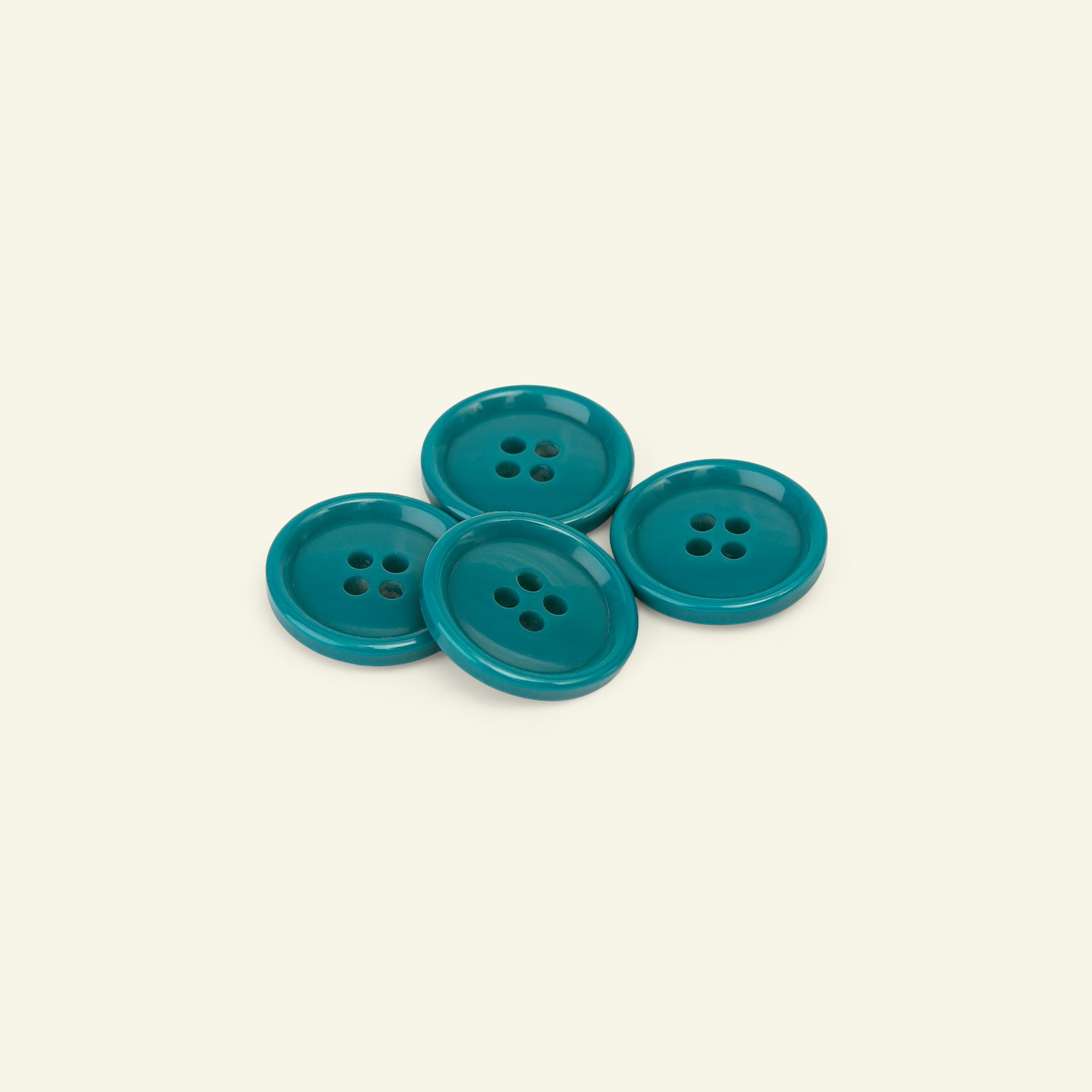 Button 4-holes w/rim 23mm blue 4pcs 33236_pack