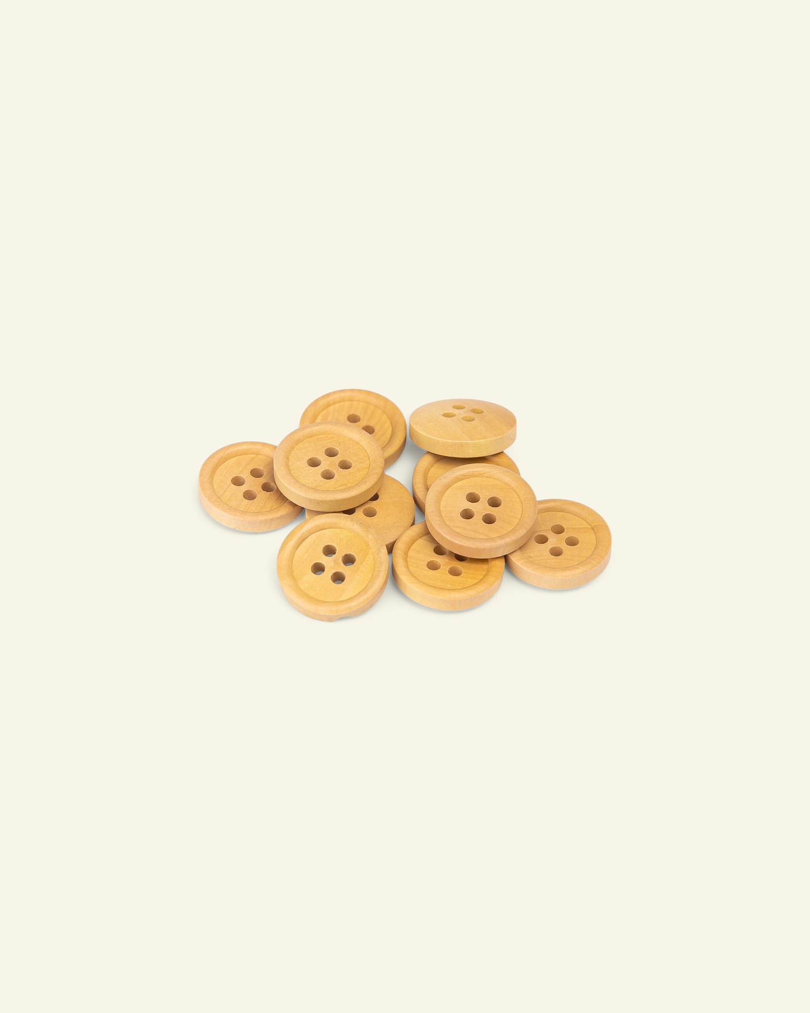 Button 4-holes wood w/rim 15mm 10pcs 33504_pack