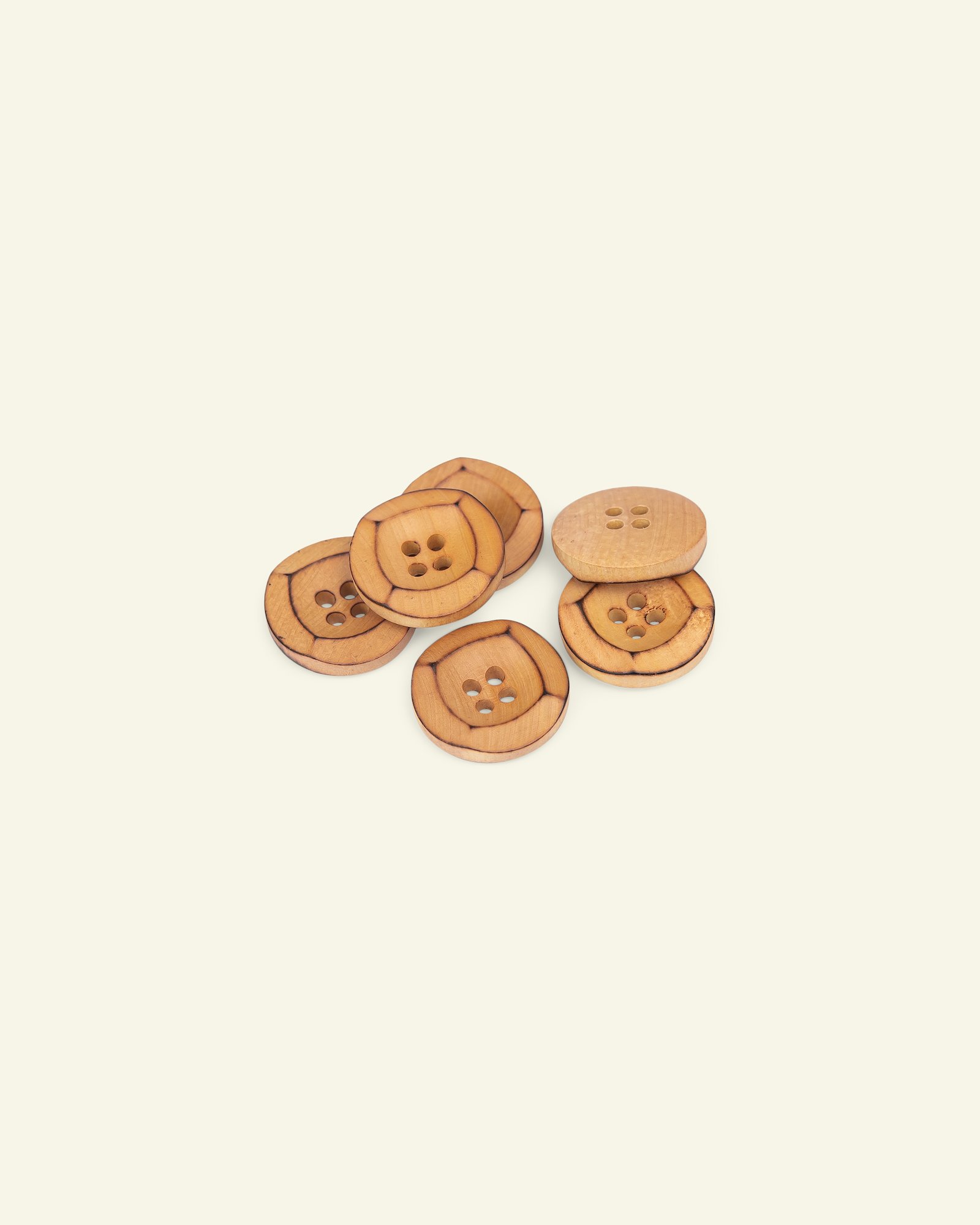 Button 4-holes wood w/rim 18mm 6pcs 33556_pack