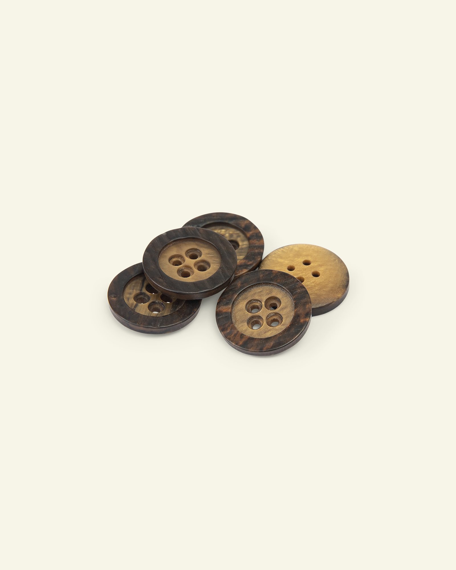 Button 4-holes wood w/rim 22mm 6pcs 33548_pack