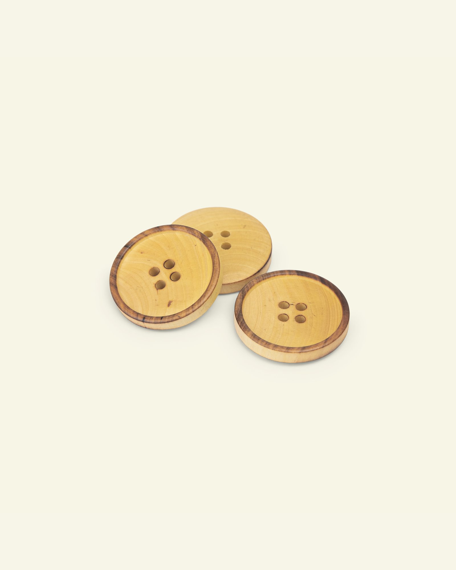 Button 4-holes wood w/rim 28mm 3pcs 33543_pack