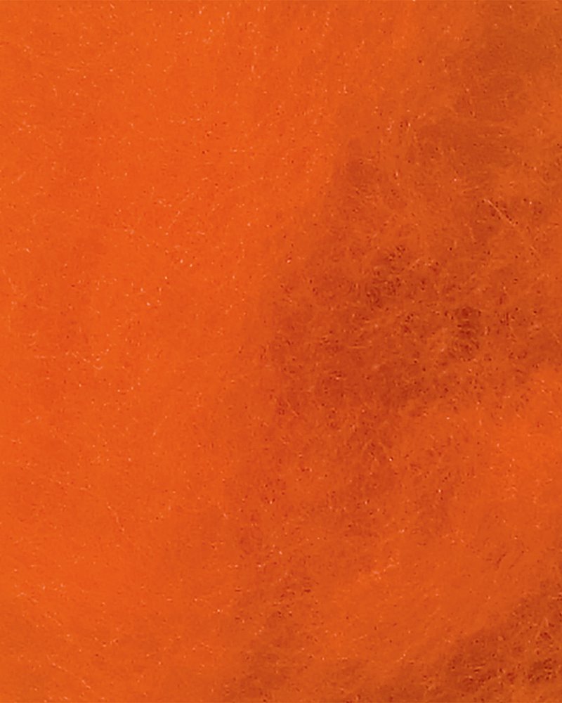 Carded wool orange 50g 90048046_pack