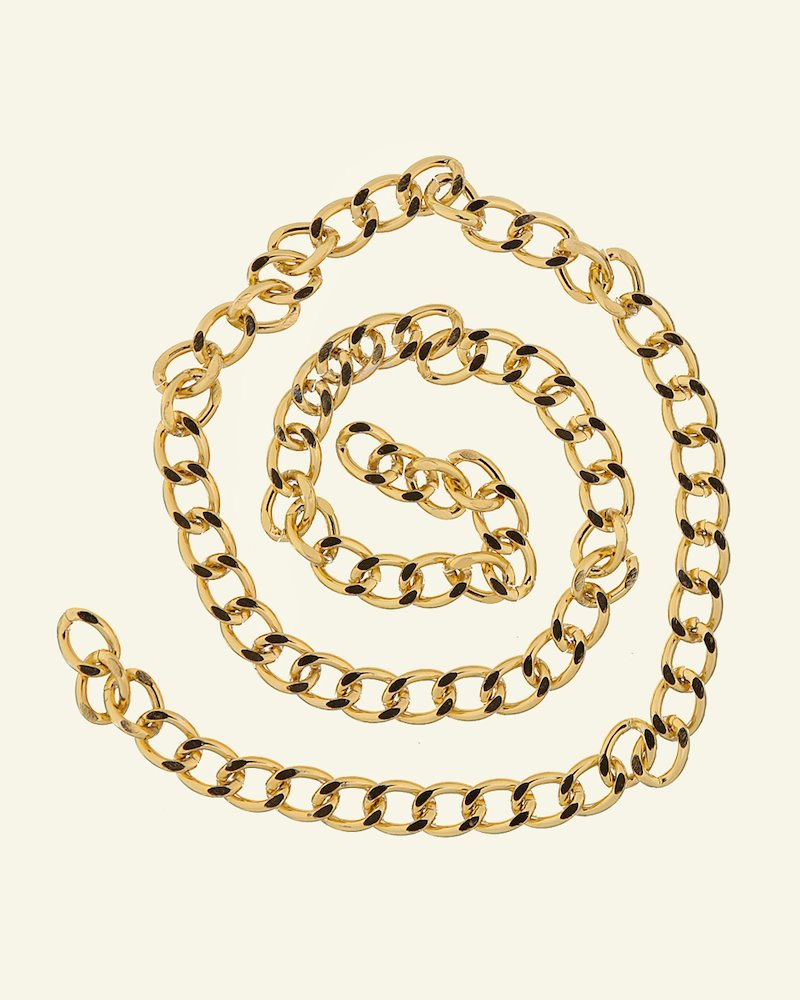 Chain 8mm gold color 150cm 47008_pack