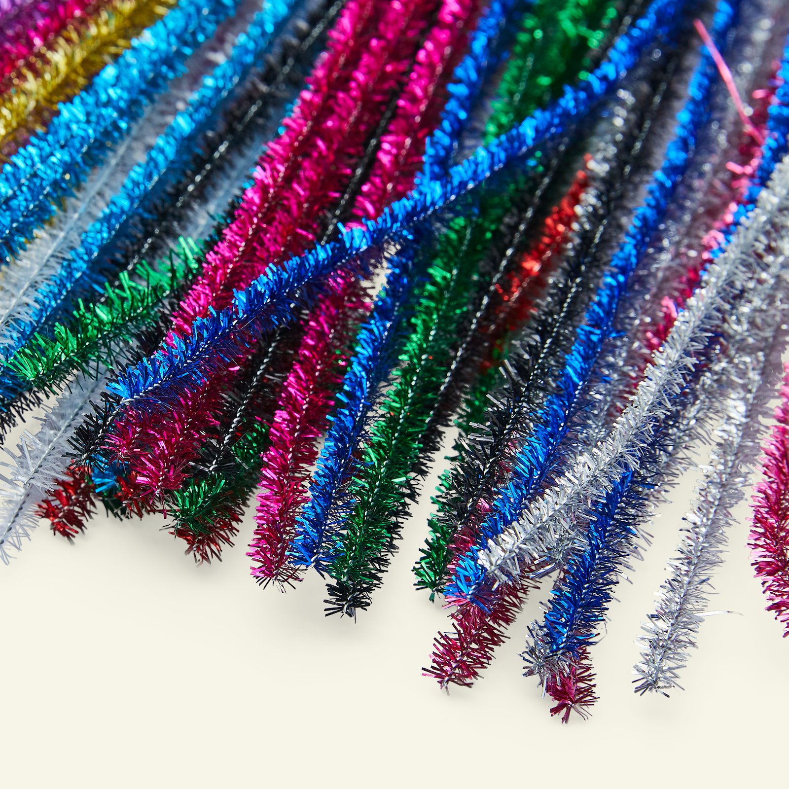Chenille pipe cleaners glitter 60pcs 39203_pack_b