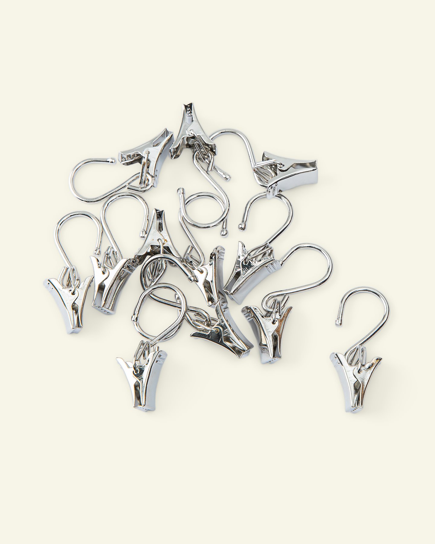 Clip heavy with "S" hook 45mm 12 pcs 76407_pack