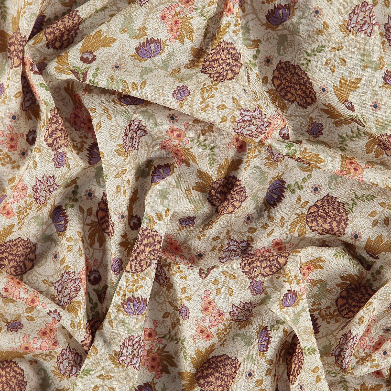 Cotton beige with flowers 852335_pack