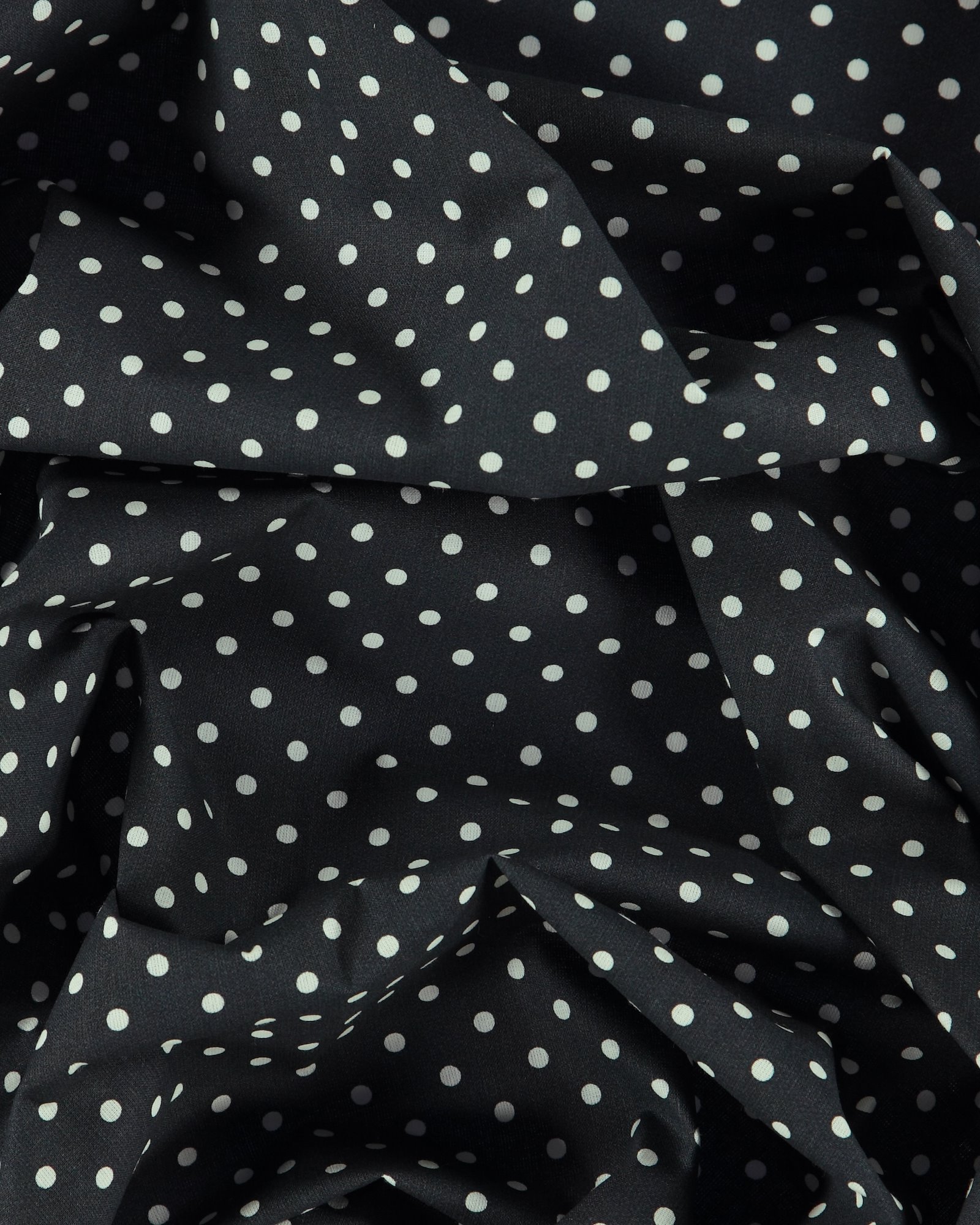 Cotton dark blue with white dots 790125_pack