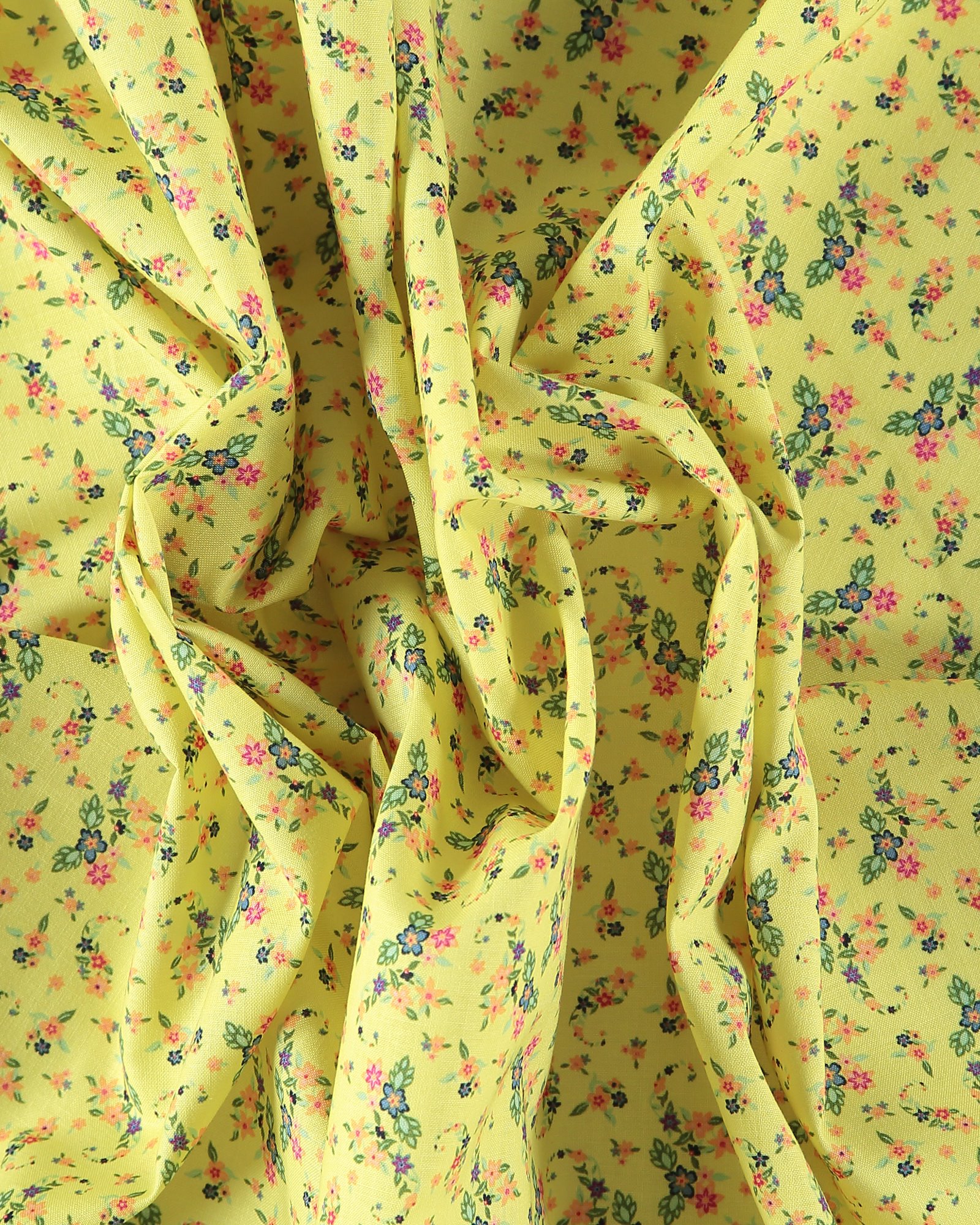 Cotton lemon w blue and pink flowers 852359_pack