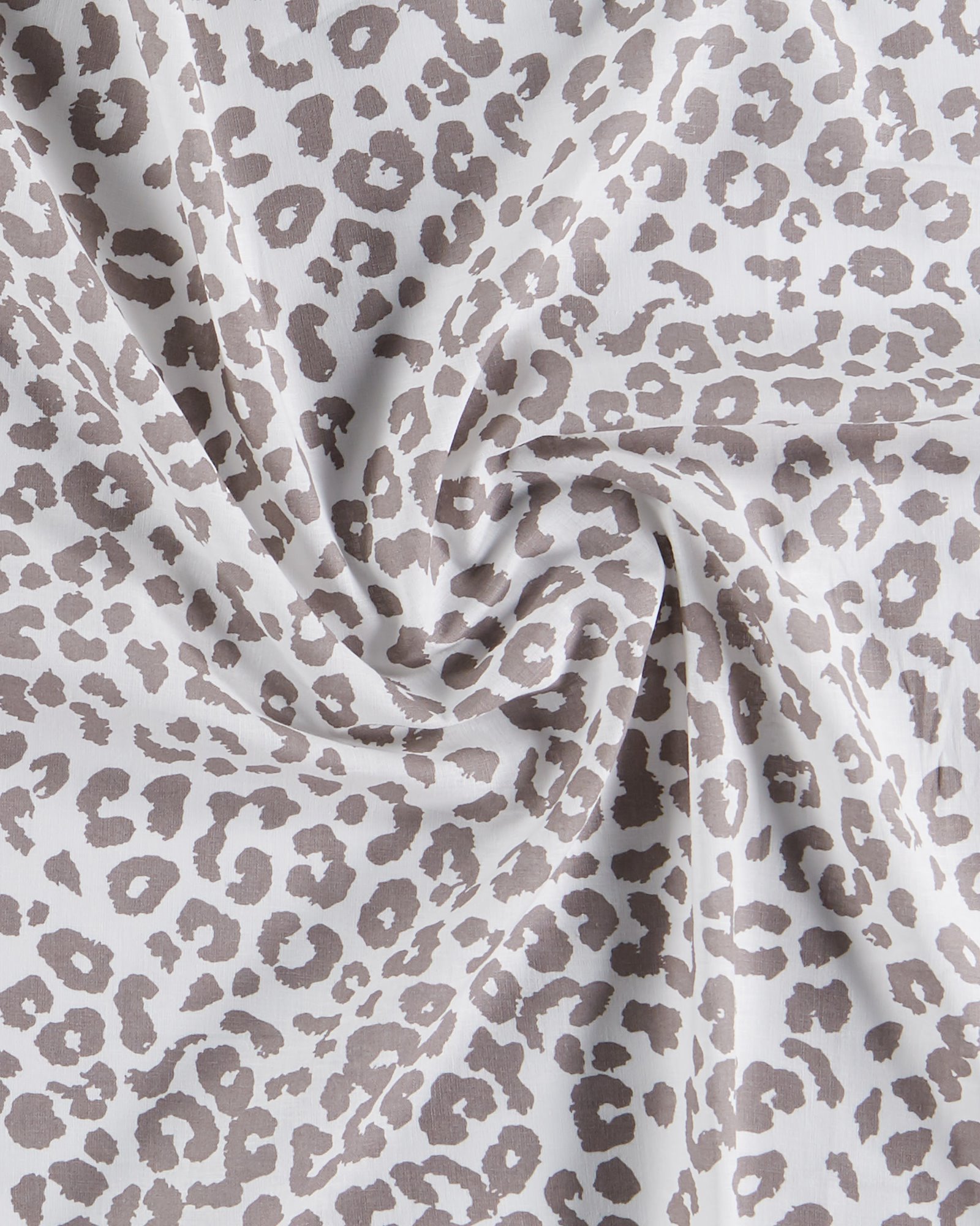 Cotton/linen off white w brown leo print 410189_pack