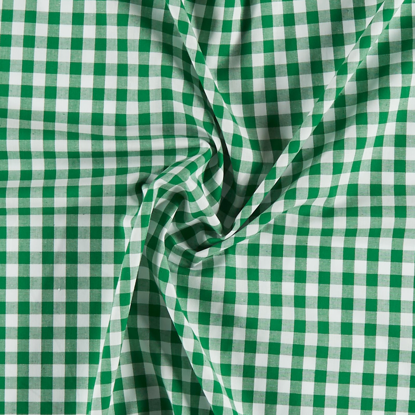 Cotton yarn dyed green/white check 780894_pack