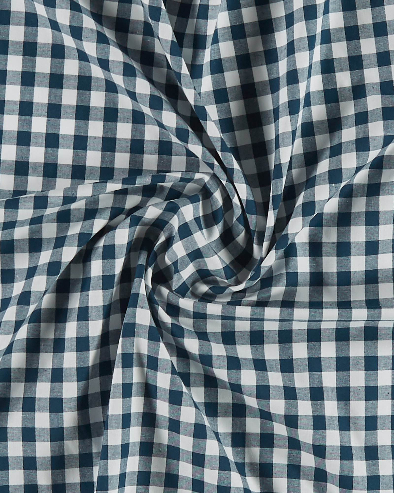 Cotton yarn dyed navy/white check 780908_pack