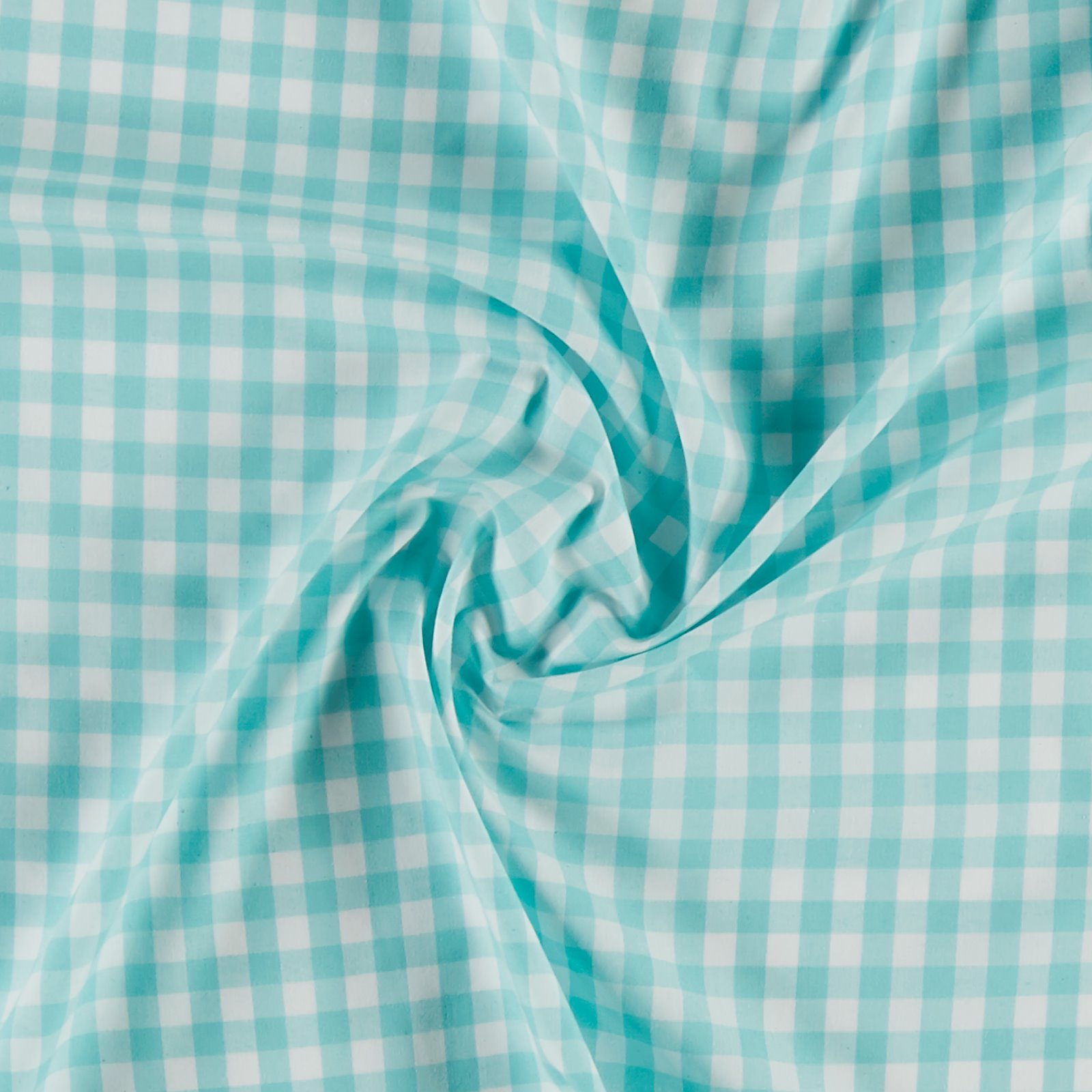 Cotton YD light turquoise/white check 780903_pack
