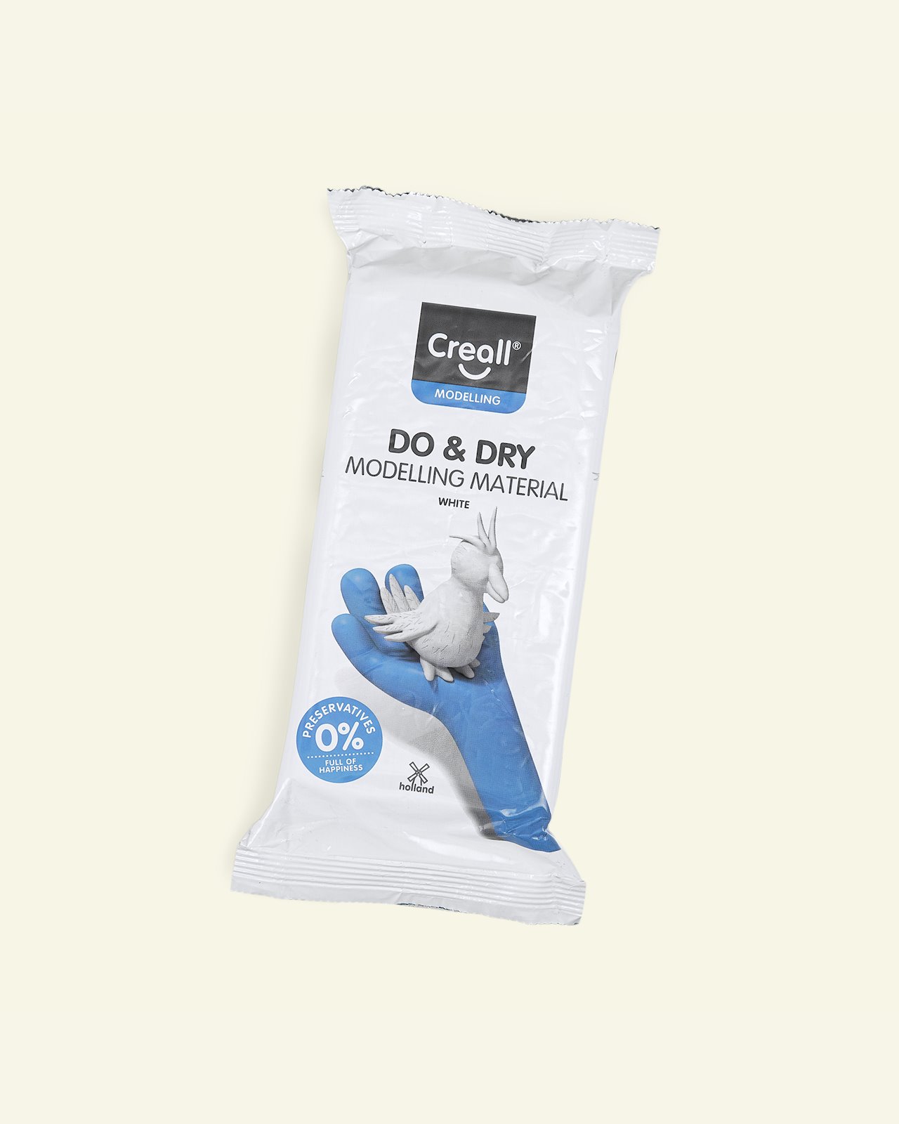 Creall selvhærdende ler hvid 1000g 99022_pack
