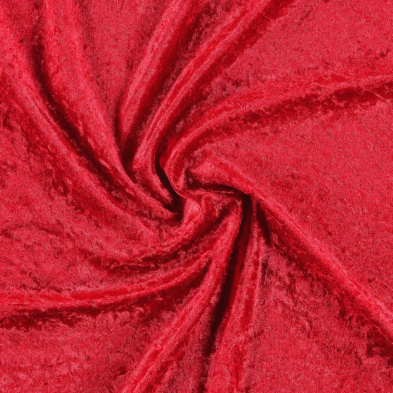 Crushed velvet red