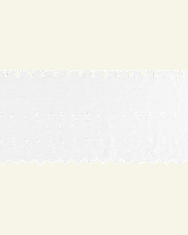 Curtain white broderie anglaise 40cm 550085_pack