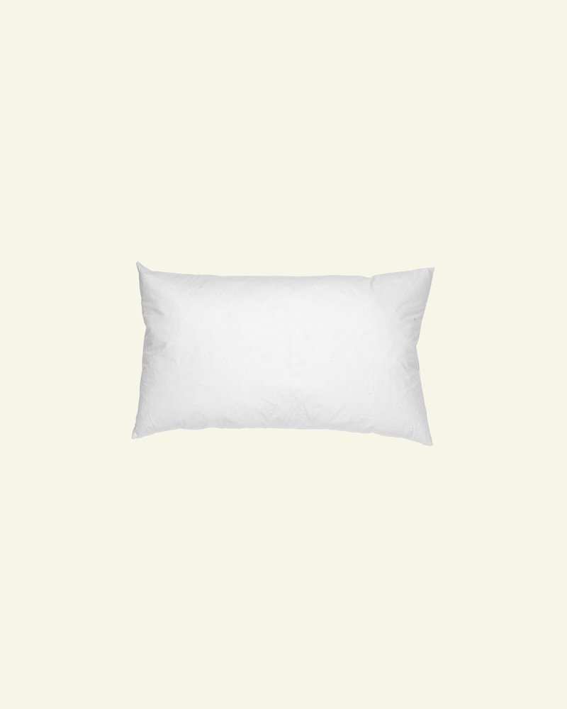 Cushion w/fibre filling 60x35cm white 38000065_pack