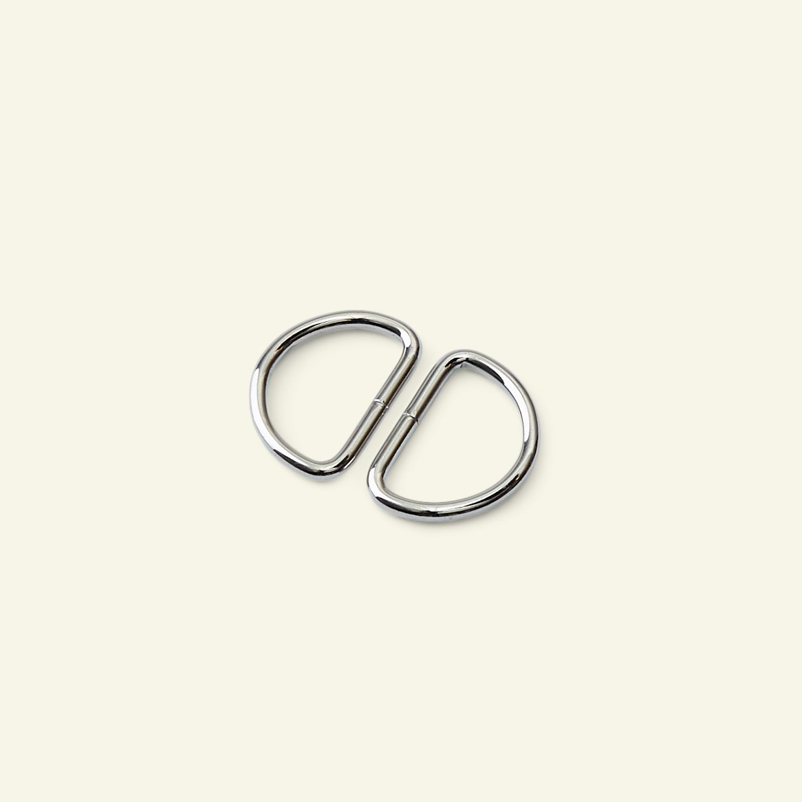 D-ring metall 25x16x3mm sølvfarget 2stk 45301_pack