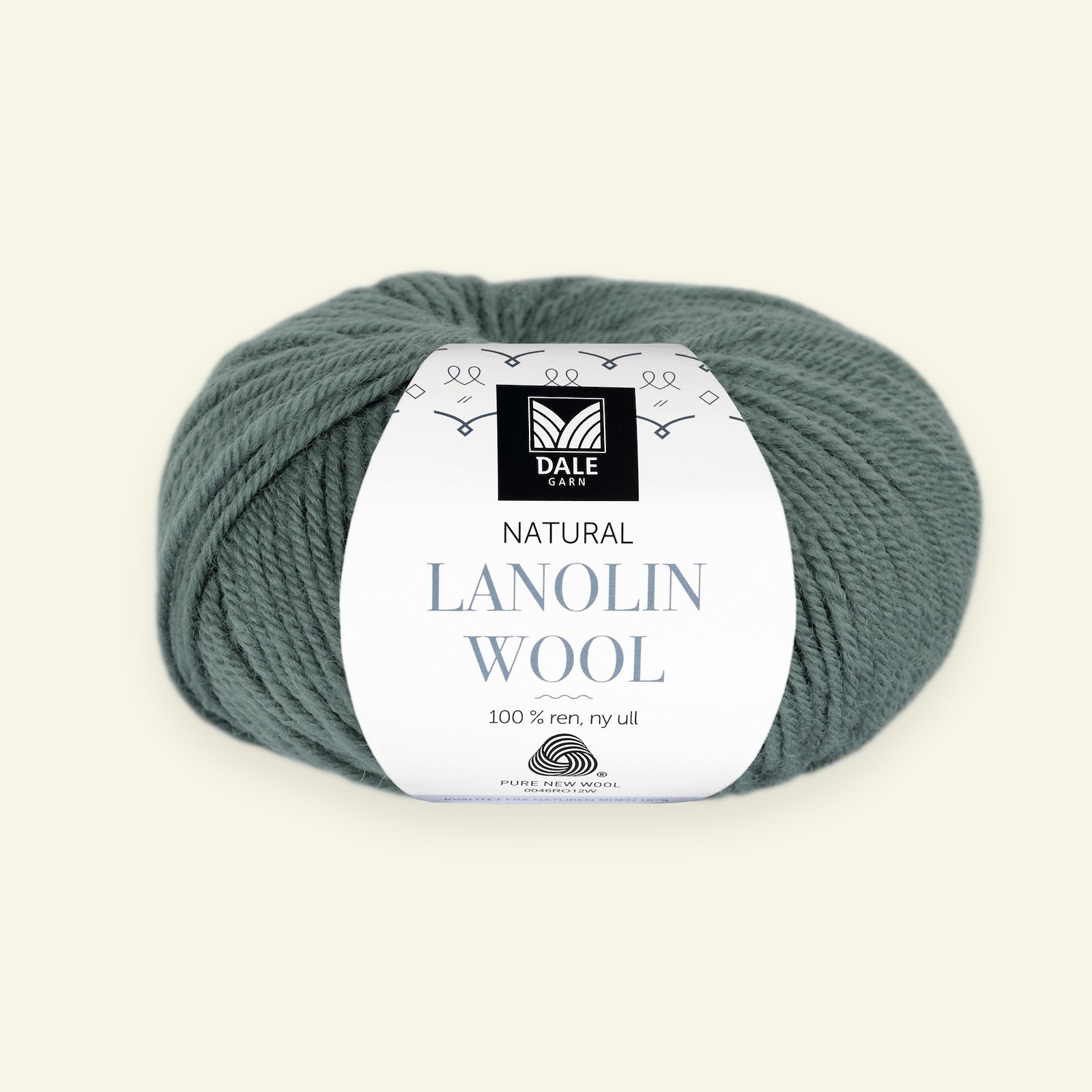 Dale Garn, 100% ekologisk ullgarn "Lanolin Wool", eucalyptus (1430) 90000287_pack