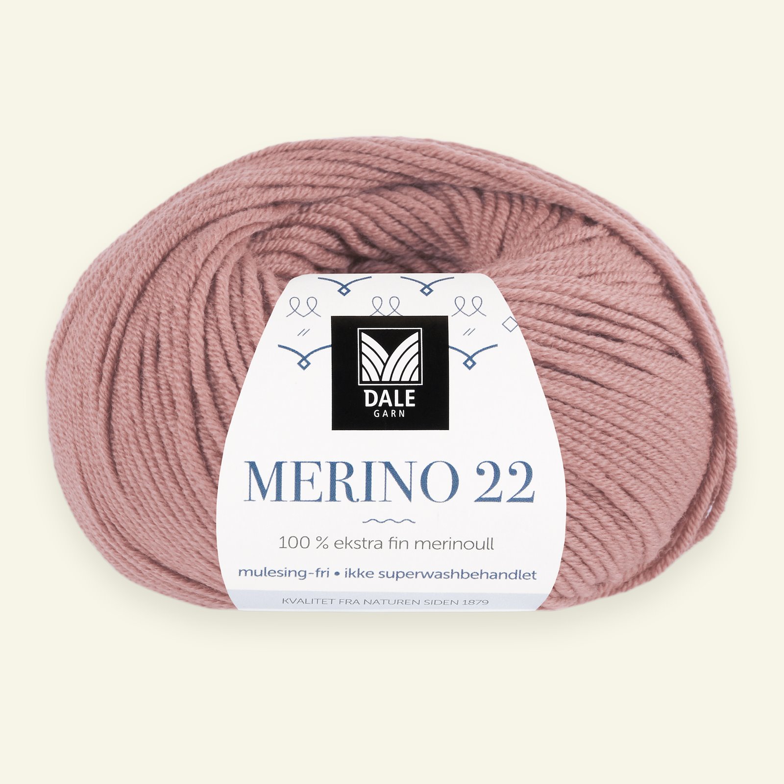 Dale Garn, 100% ekstra fint merinogarn "Merino 22", gammel rosa (2016) 90000377_pack