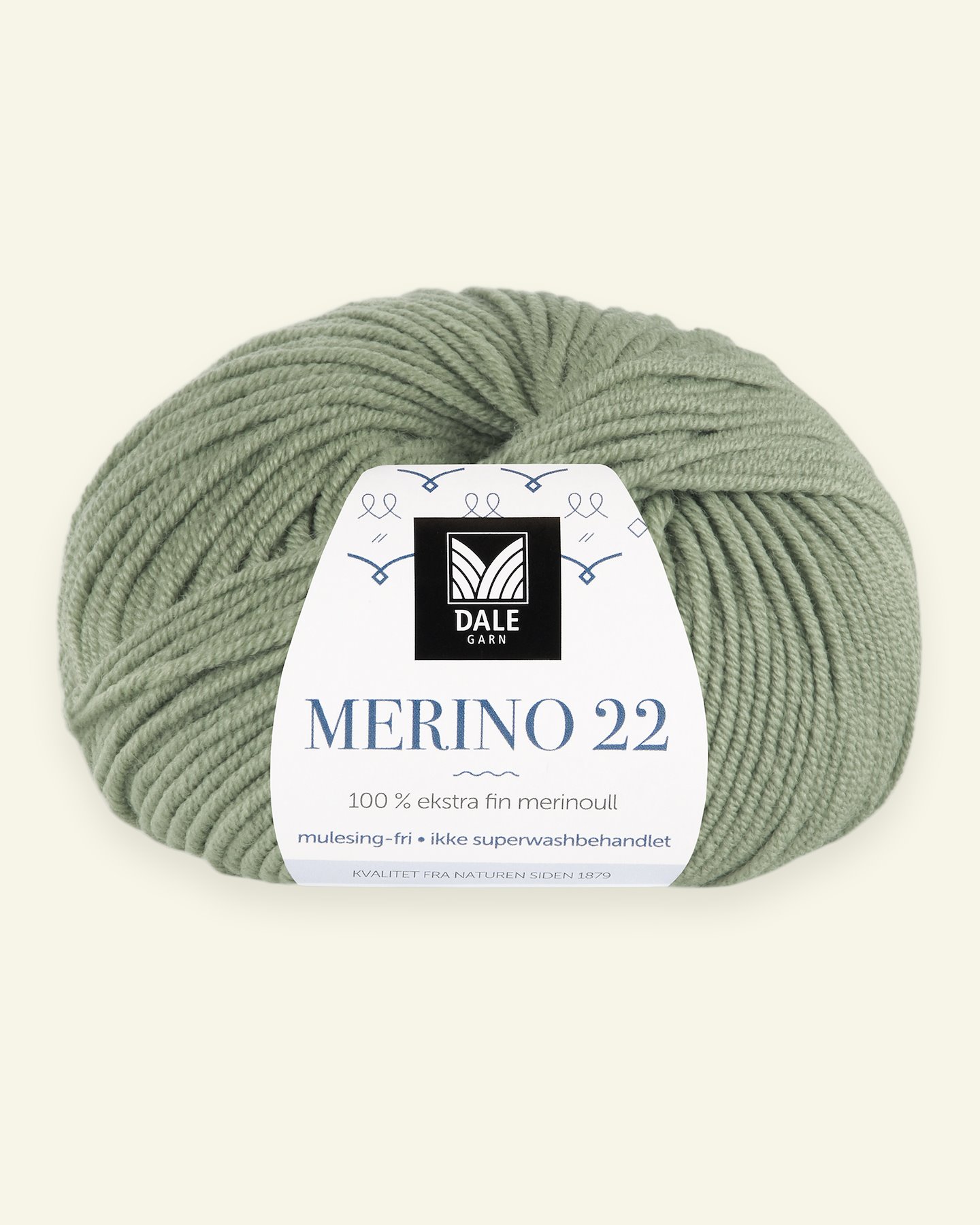 Dale Garn, 100% ekstra fint merinogarn "Merino 22", jade grøn (2013) 90000374_pack