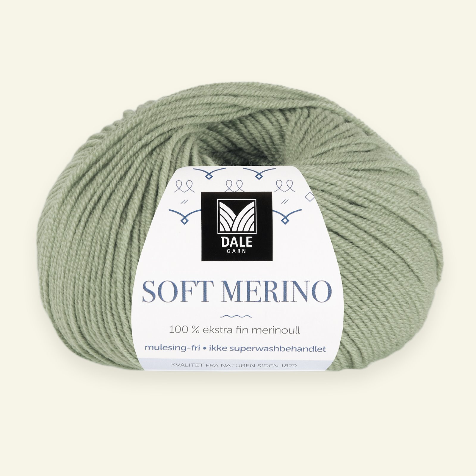 Dale Garn, 100% ekstra fint merinogarn "Soft Merino", Jadegrønn (3010) 90000331_pack