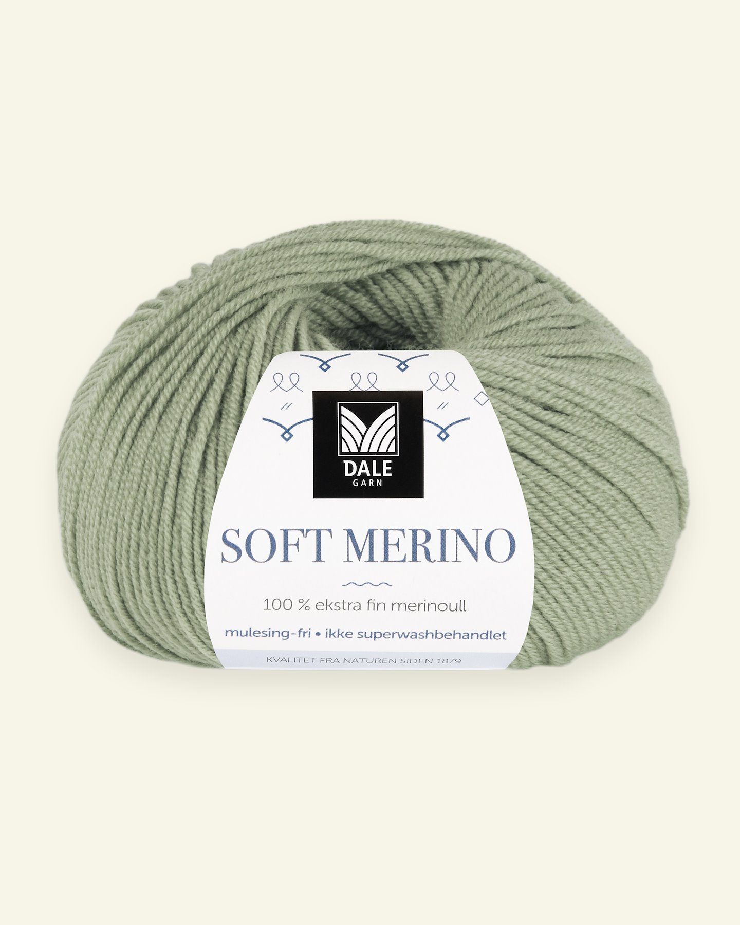 Dale Garn, 100% ekstra fint merinogarn "Soft Merino", Jadegrønn (3010) 90000331_pack