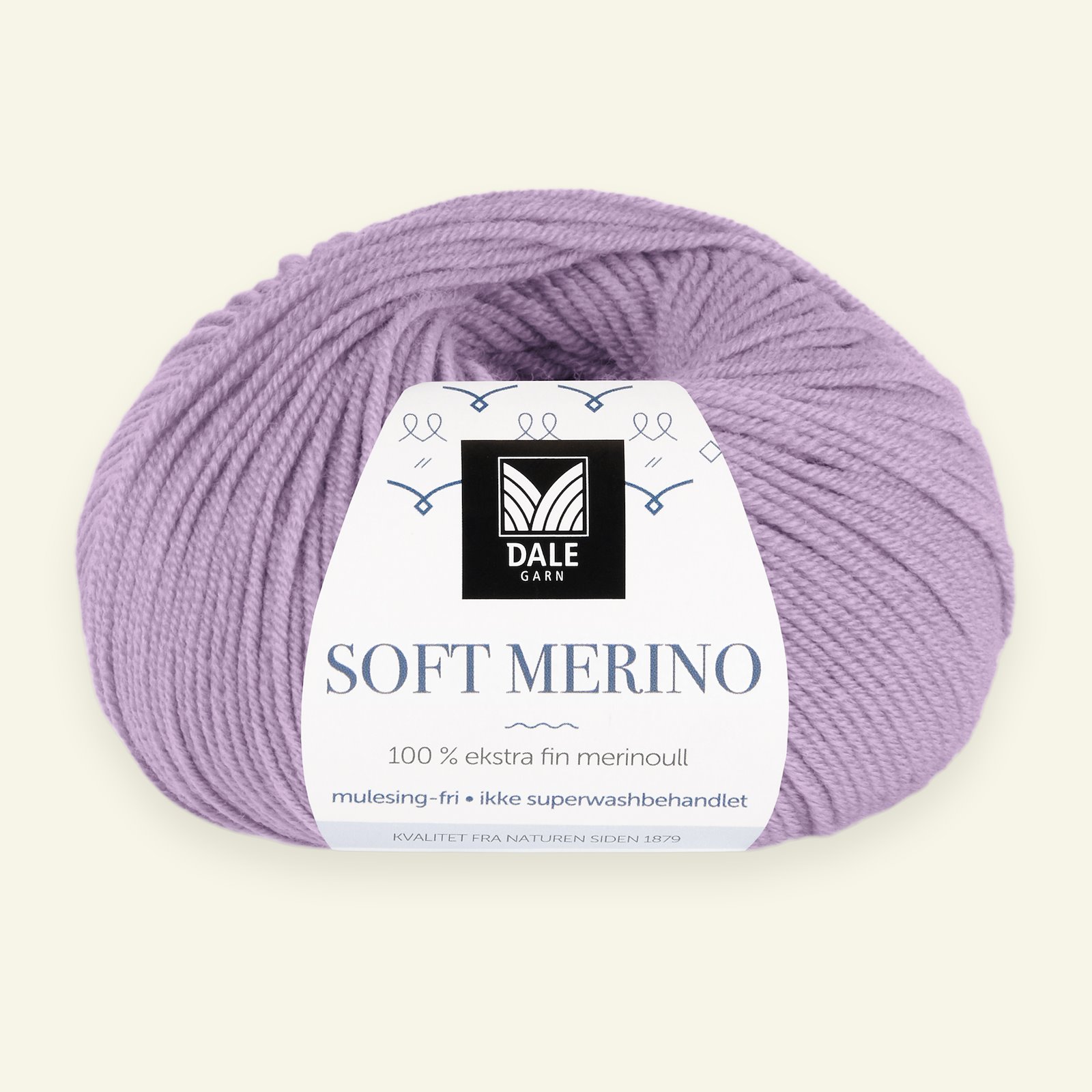Dale Garn, 100% ekstra fint merinogarn "Soft Merino", Lys lavendel (3026) 90000347_pack