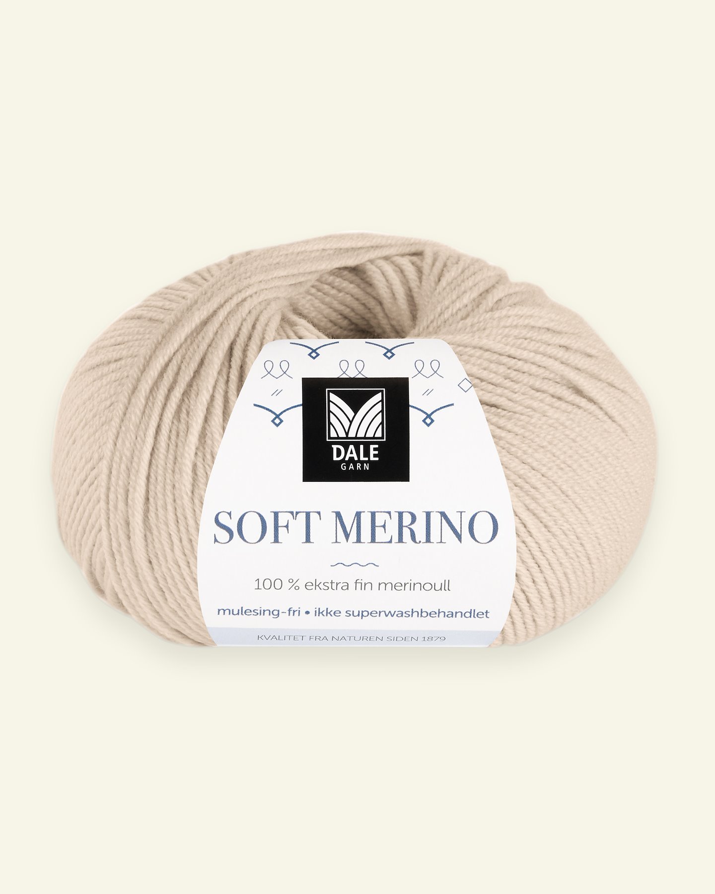 Dale Garn, 100% ekstra fint merinogarn "Soft Merino", lys sand (3037) 90000358_pack