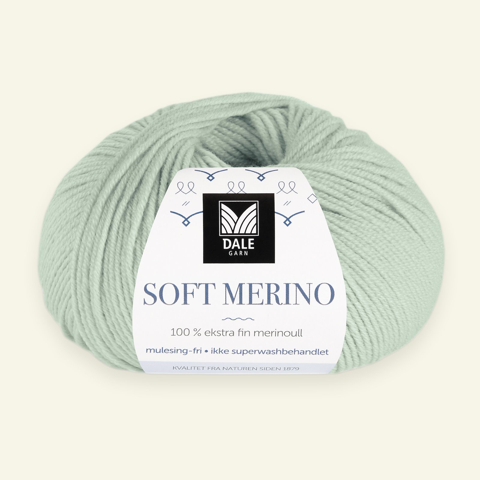 Dale Garn, 100% ekstra fint merinogarn "Soft Merino", Mintgrønn (3031) 90000352_pack