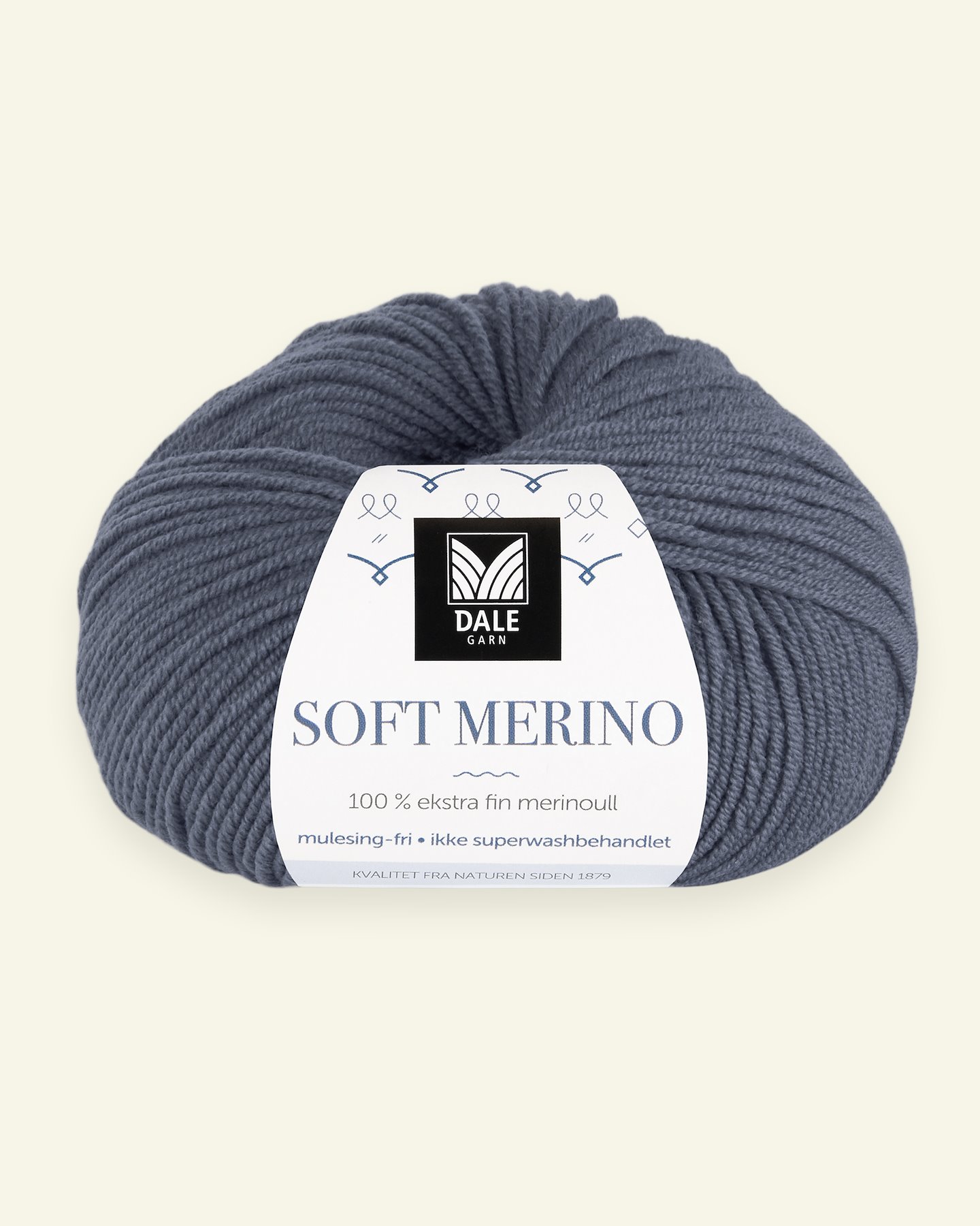 Dale Garn, 100% ekstra fint merinogarn "Soft Merino", Mørk gråblå (3014) 90000335_pack