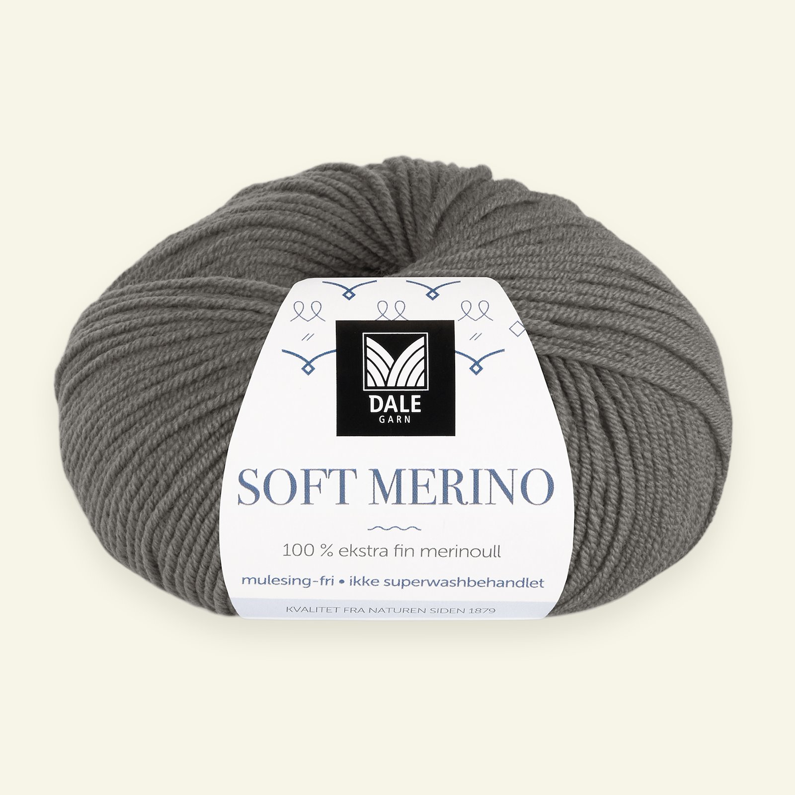 Dale Garn, 100% ekstra fint merinogarn "Soft Merino", Muldvarp (3034) 90000355_pack